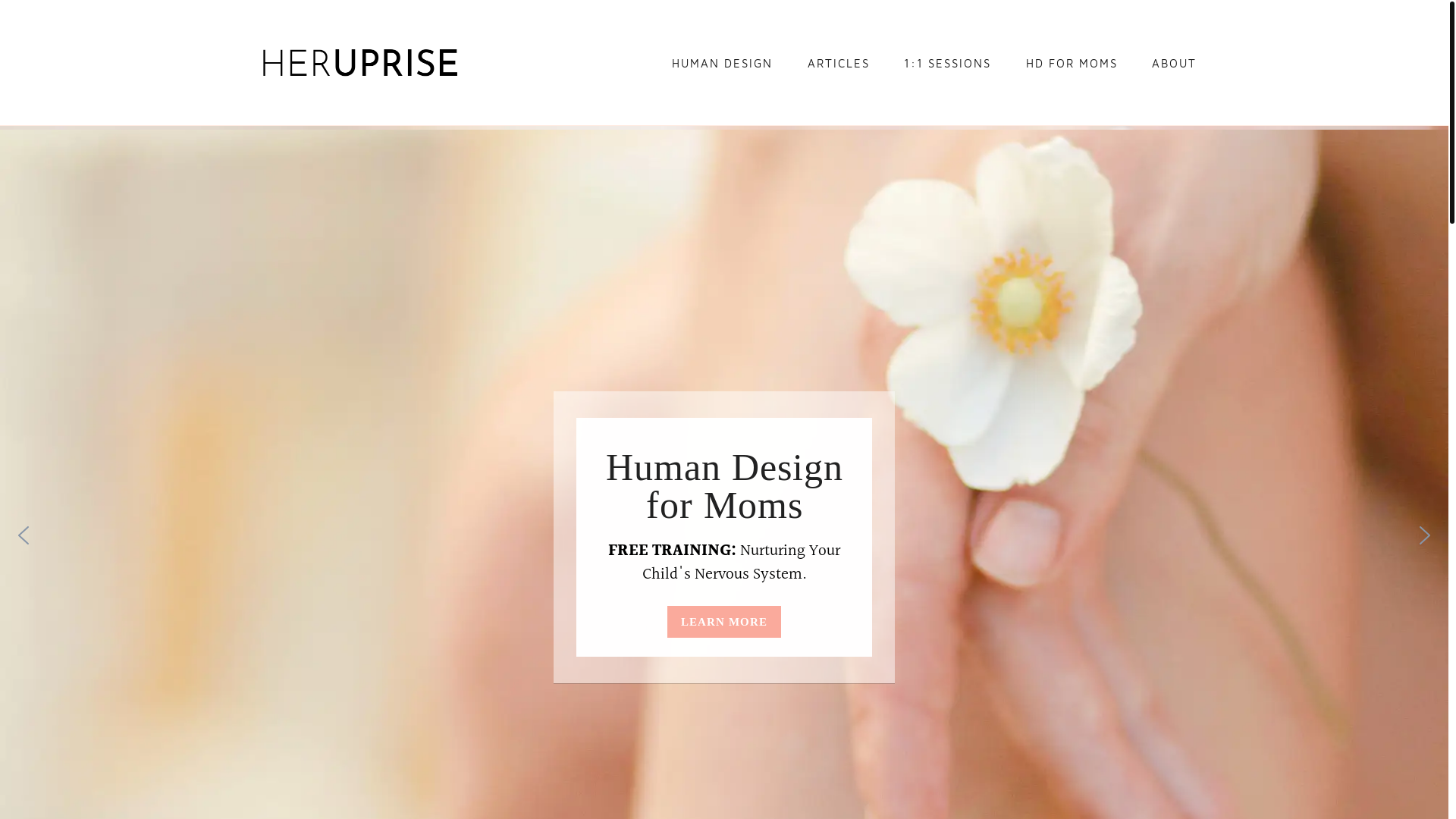 website screenshot of https://heruprise.co/