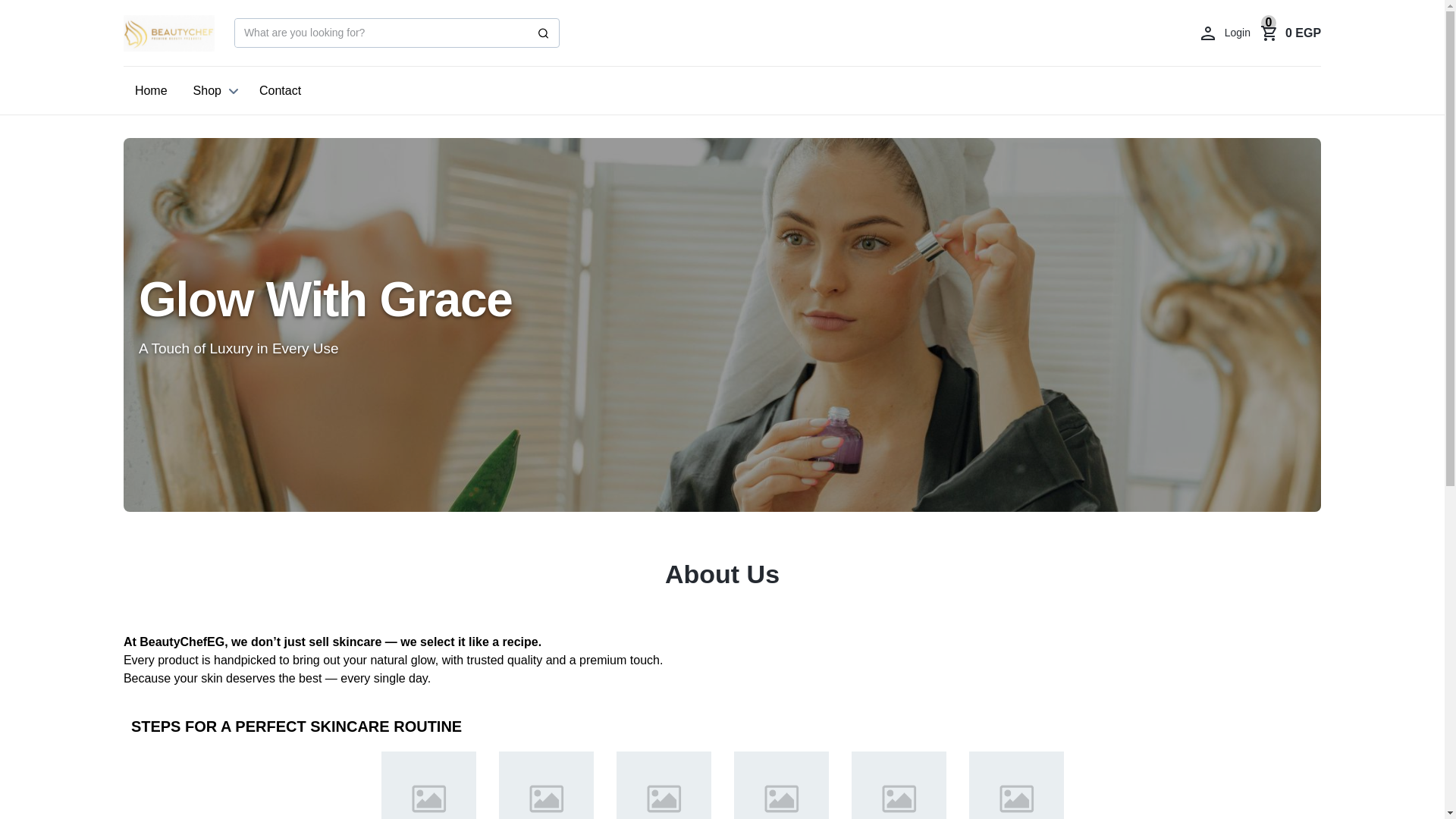 website screenshot of https://beautychefeg.com/