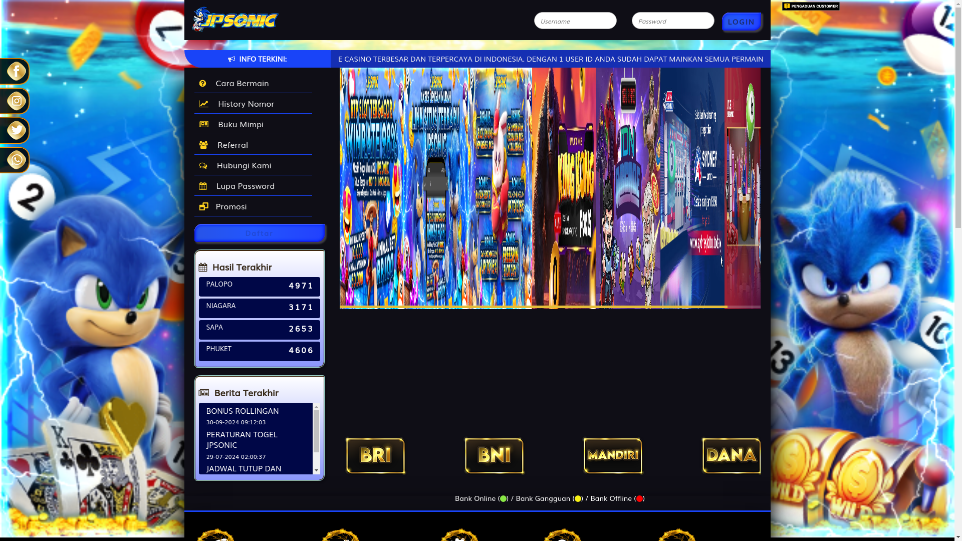 website screenshot of https://jpsonicnyala.com/