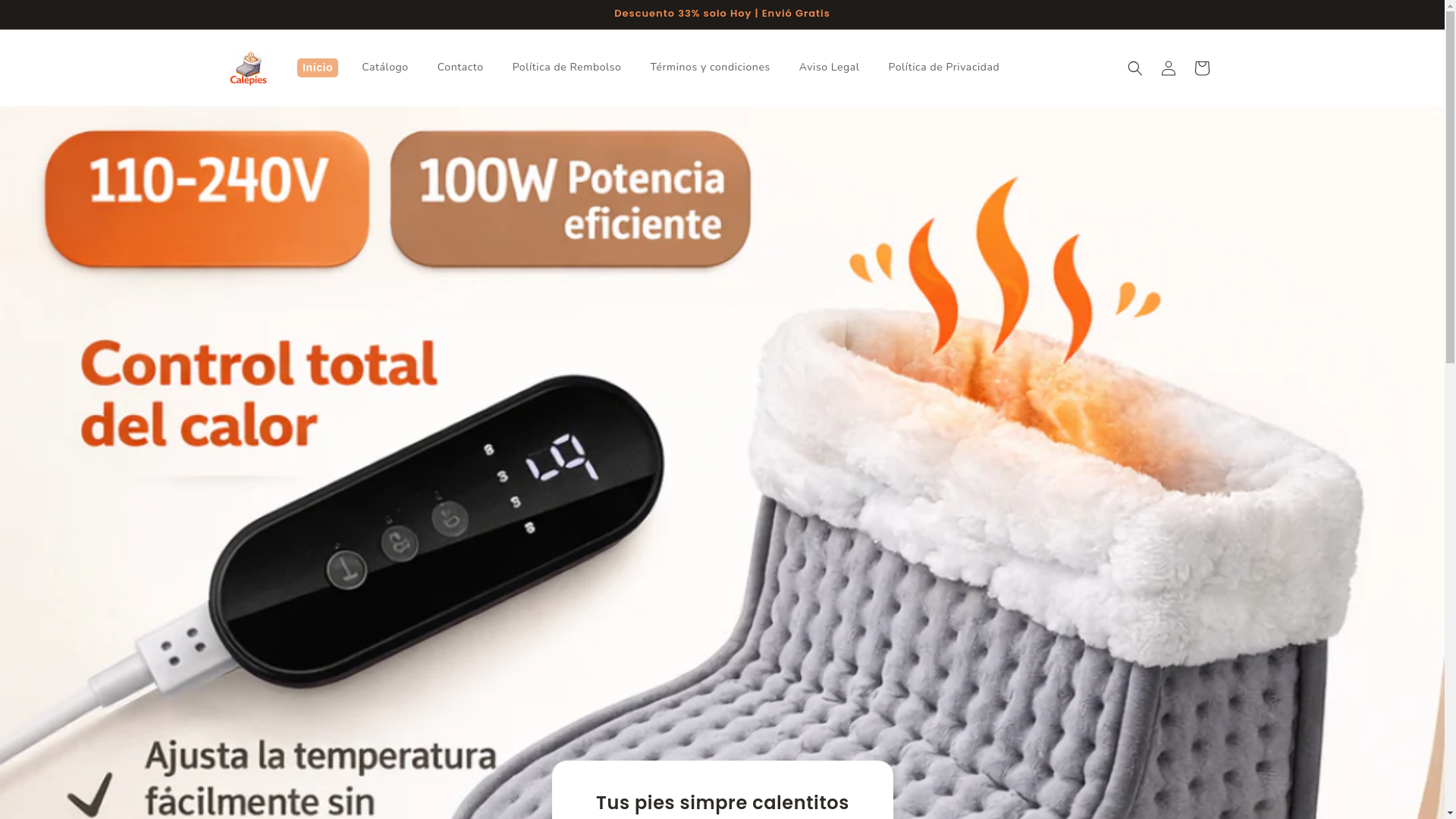 website screenshot of https://calepies.com/