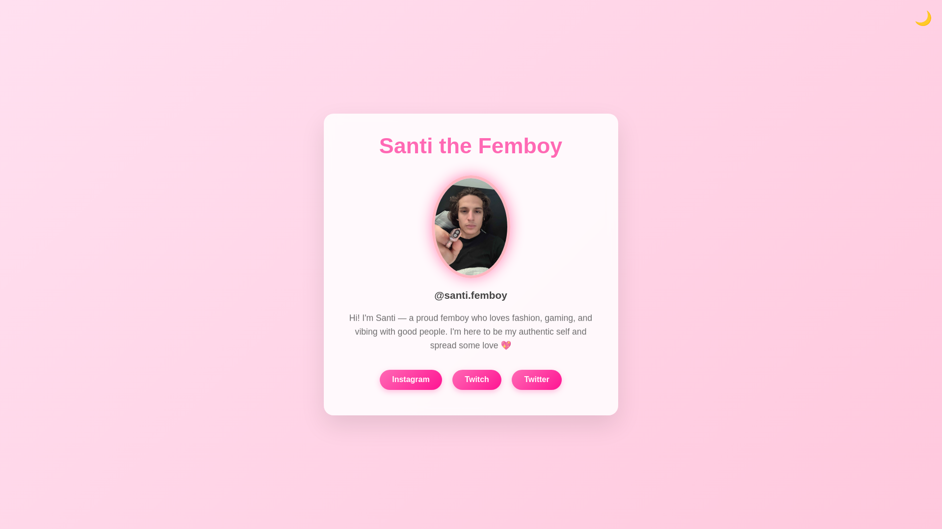 website screenshot of https://santiwebsite.pages.dev/