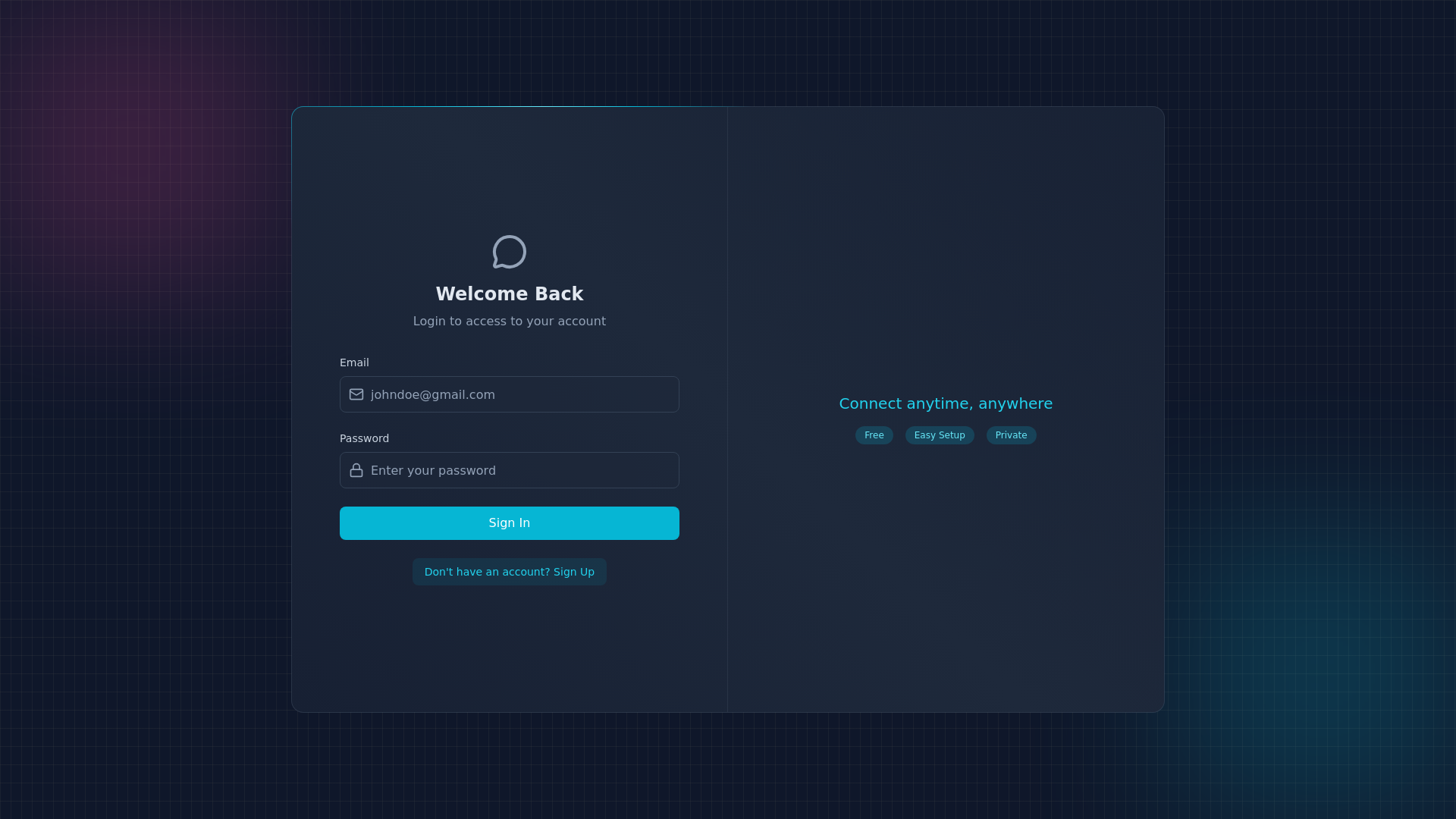 website screenshot of https://chatify-88jzh.sevalla.app