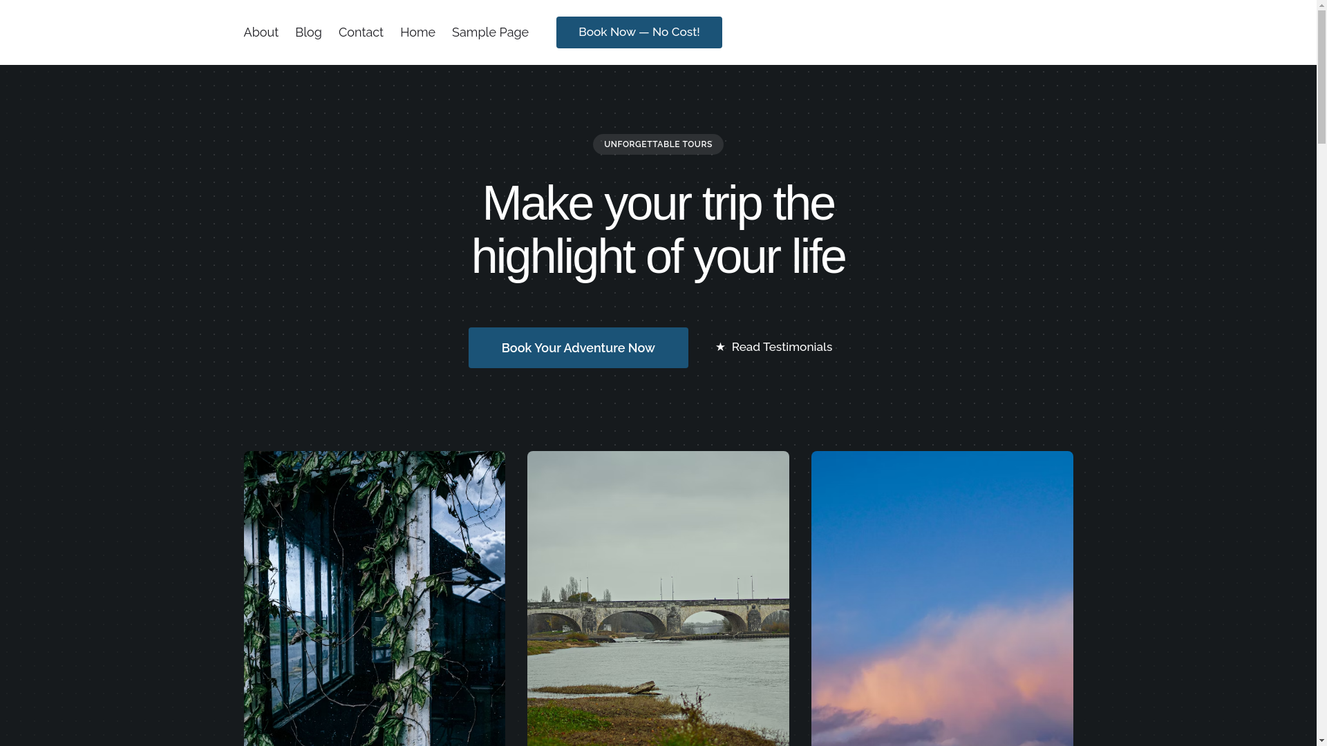 website screenshot of https://banffinmotion.com/