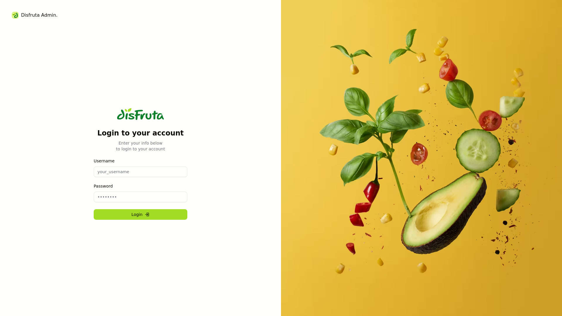 website screenshot of https://disfruta-admin.pages.dev/