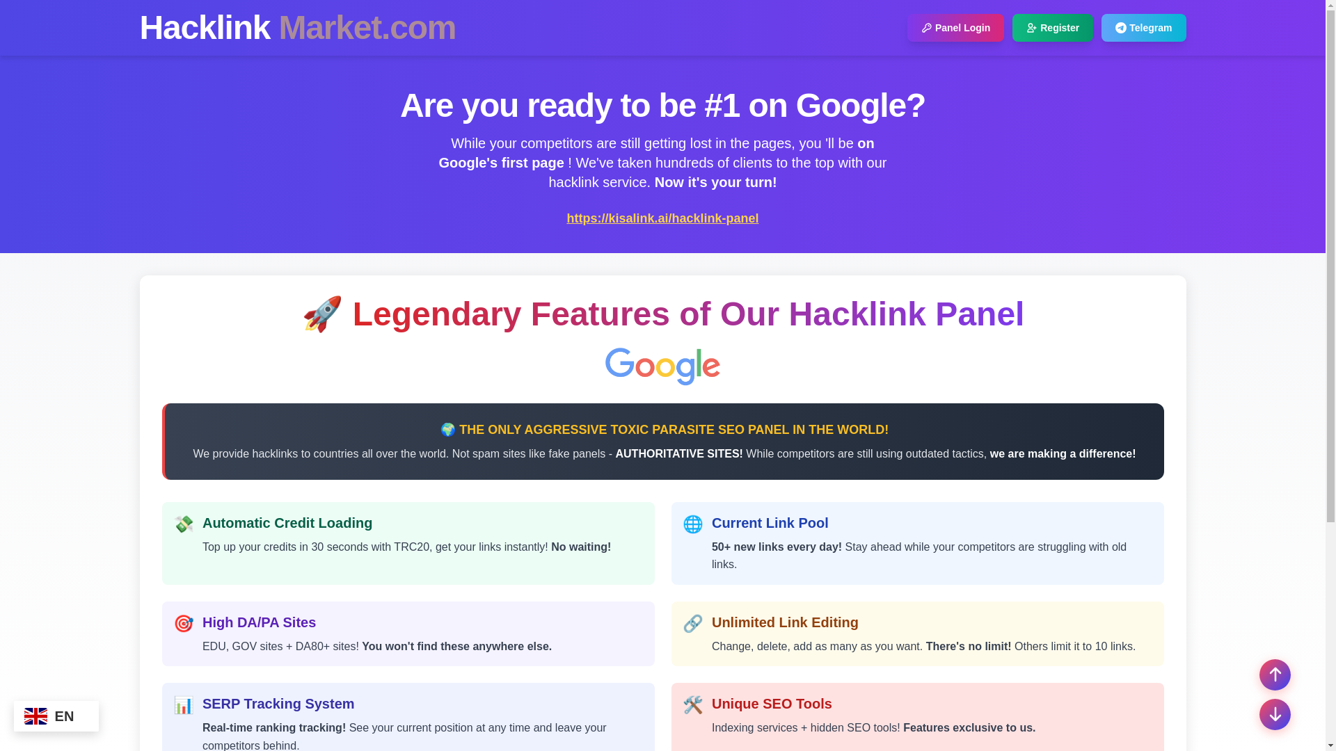 website screenshot of https://hacklinkzebur.com/