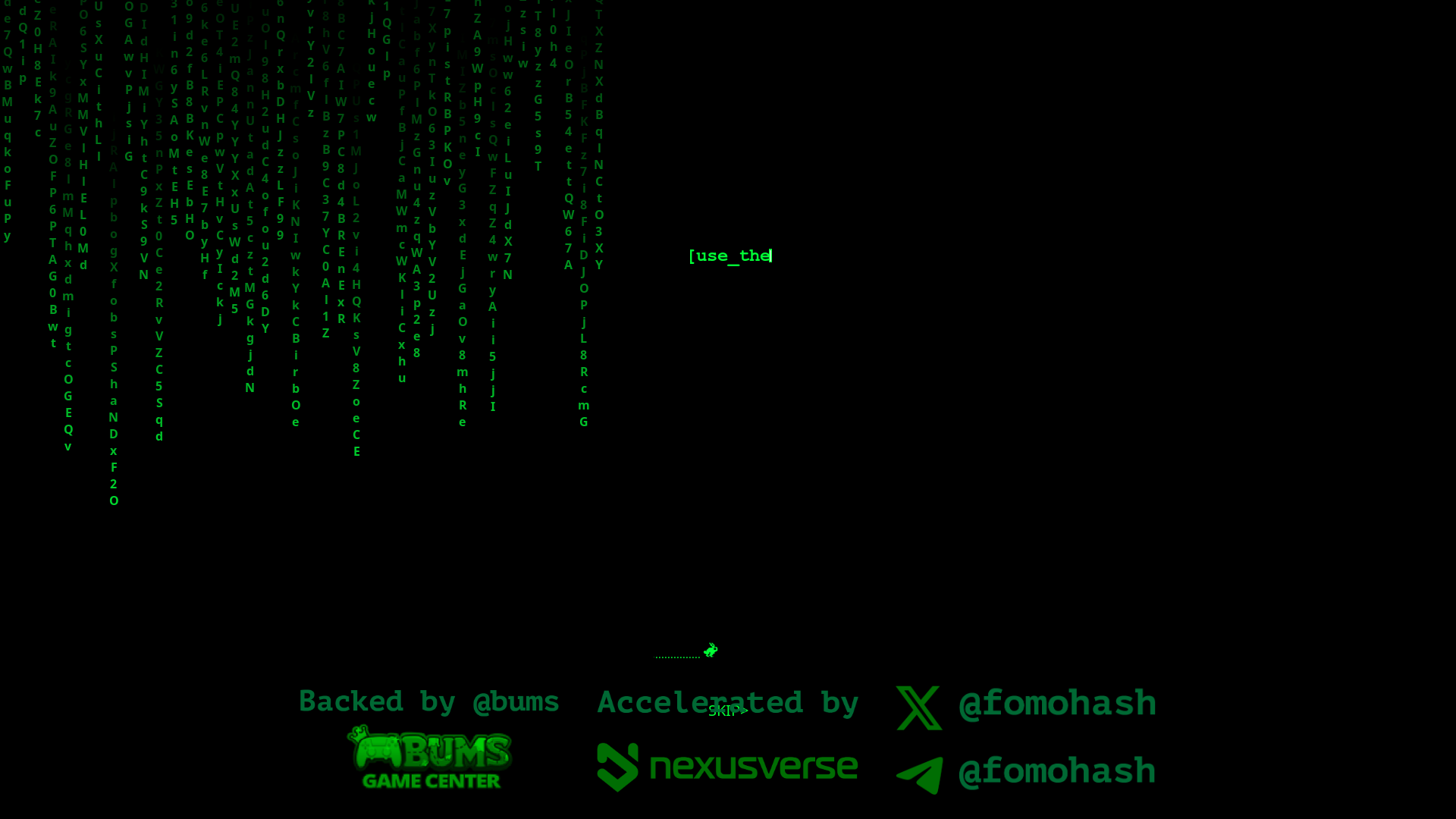 website screenshot of https://fomohash-web-stage.pages.dev/