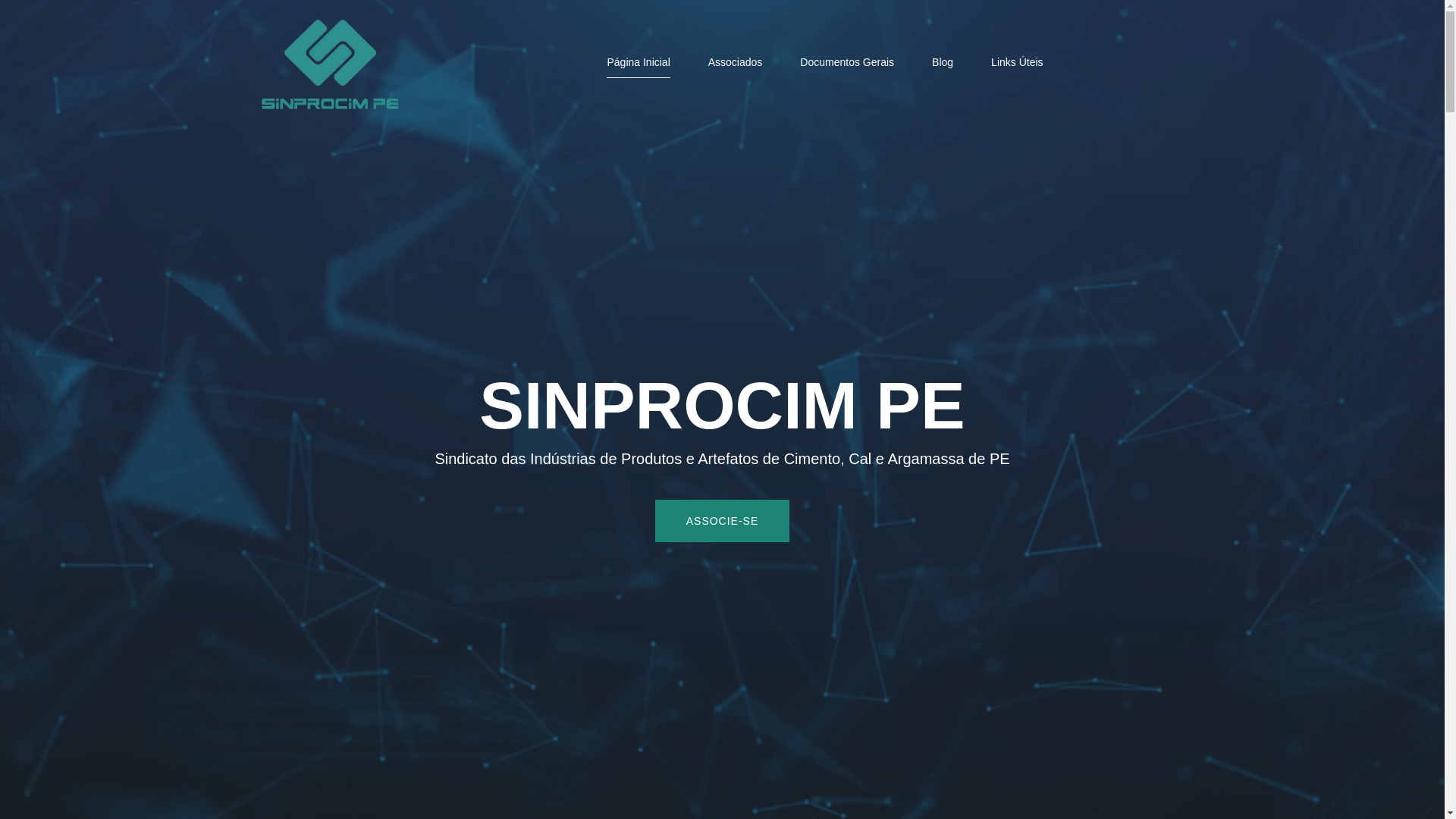 website screenshot of https://sinprocimpe.org.br/