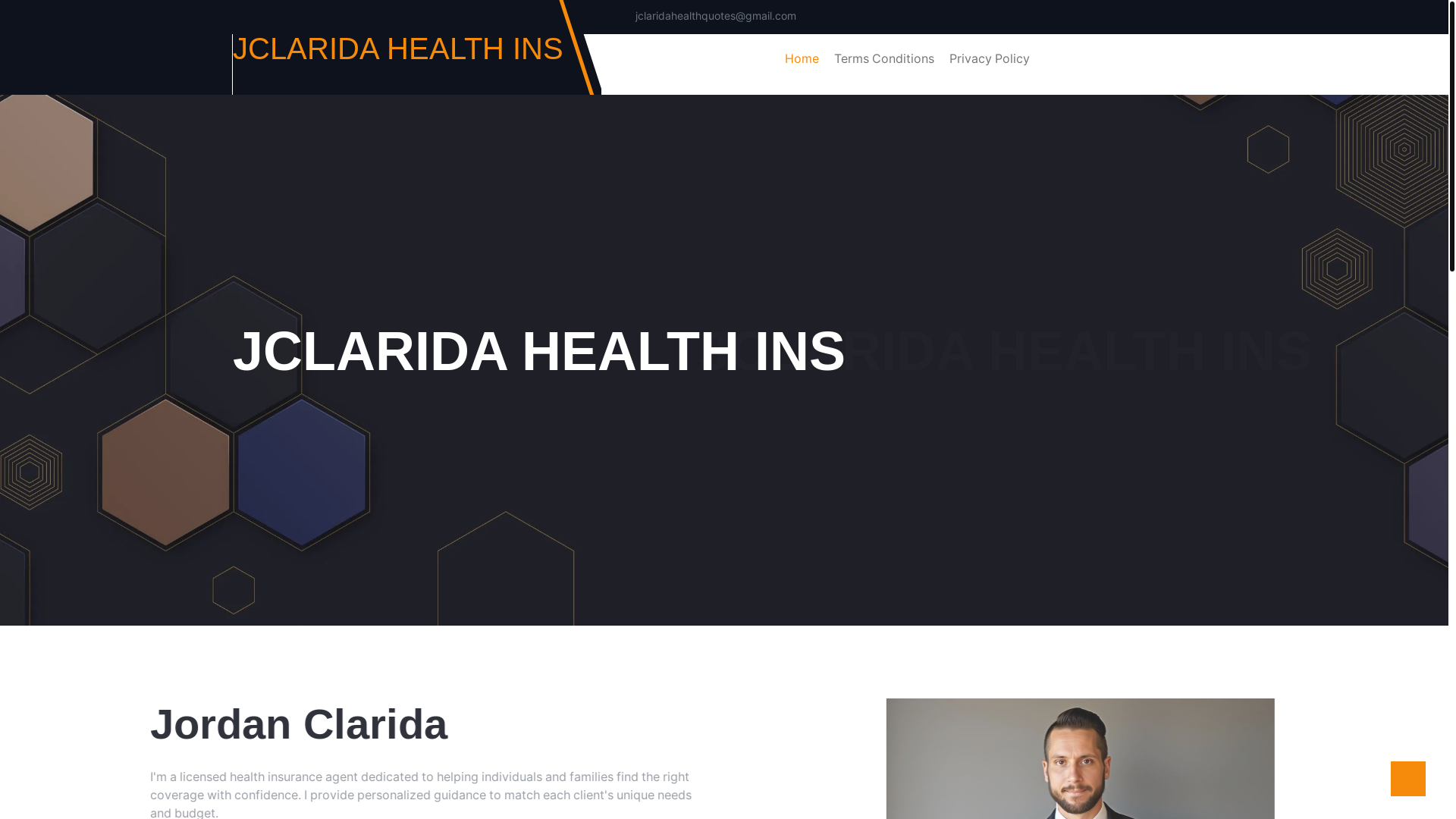 website screenshot of https://jclaridahealthins.site/