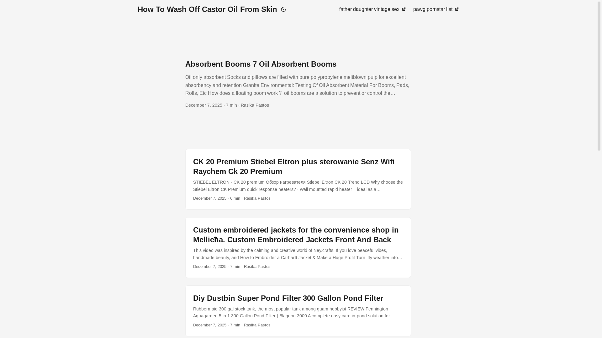 website screenshot of https://howtowashoffcastoroilfromskin.pages.dev/