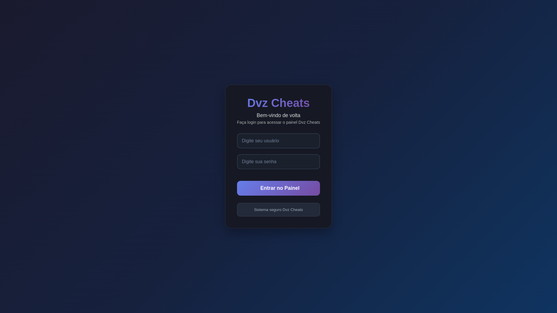 website screenshot of https://dvzcheats.online/