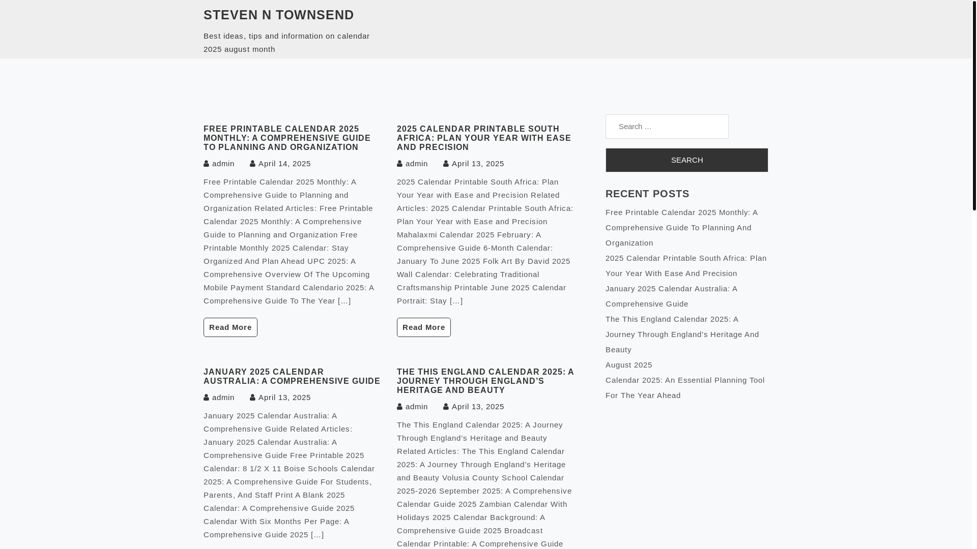 website screenshot of https://stevenntownsendb.pages.dev/
