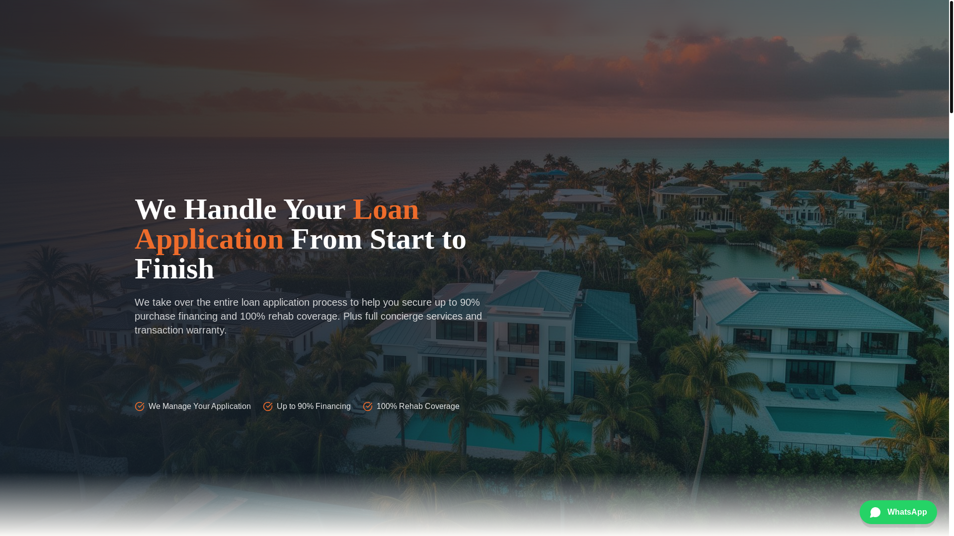 website screenshot of https://brightsidefixandflip.com/