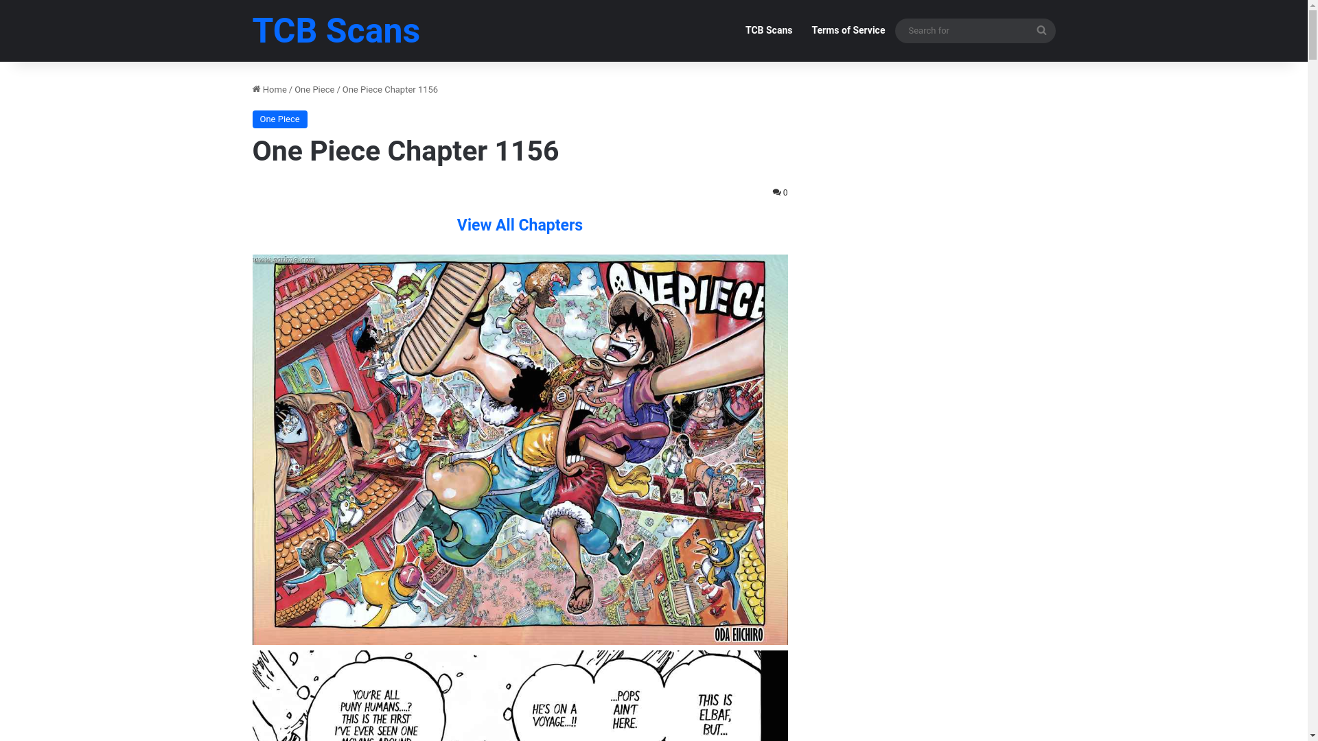 website screenshot of https://tcbscansonepiece.com/one-piece-chapter-1156/