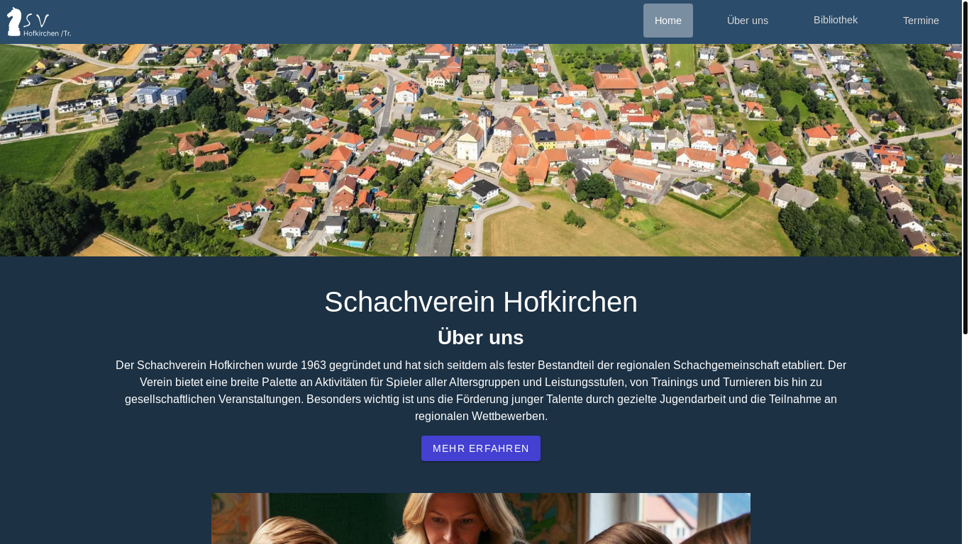 website screenshot of https://svhofkirchen.at/