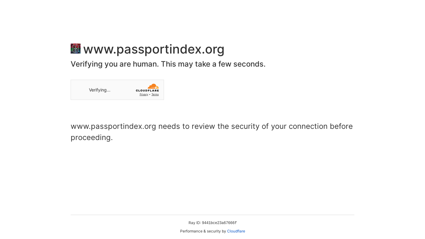 website screenshot of https://www.passportindex.org/
