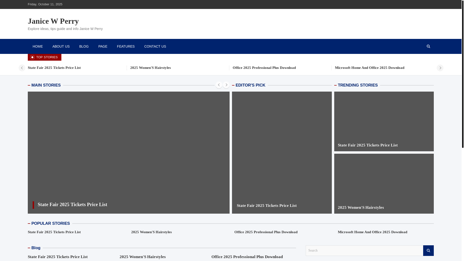 website screenshot of https://janicewperryd.pages.dev/