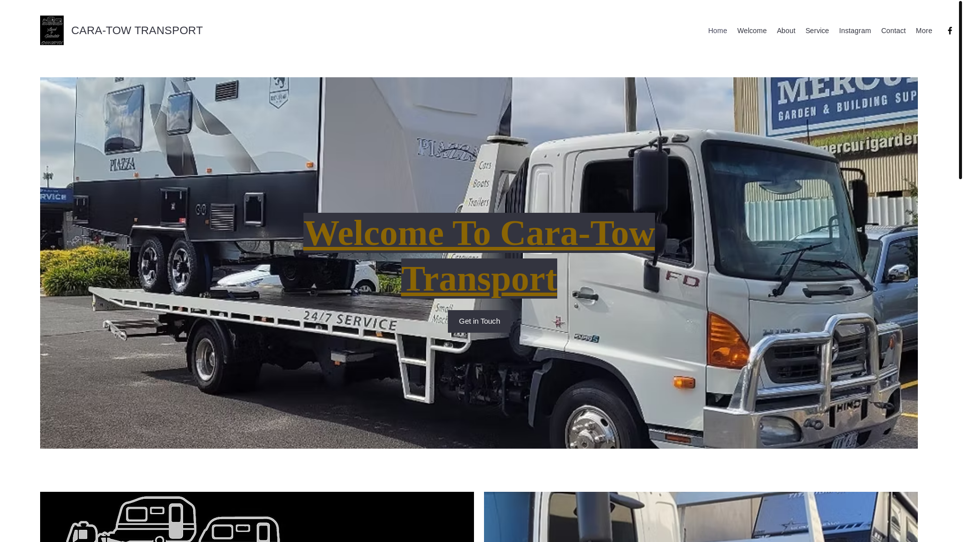 website screenshot of https://caratowtransport.com.au/