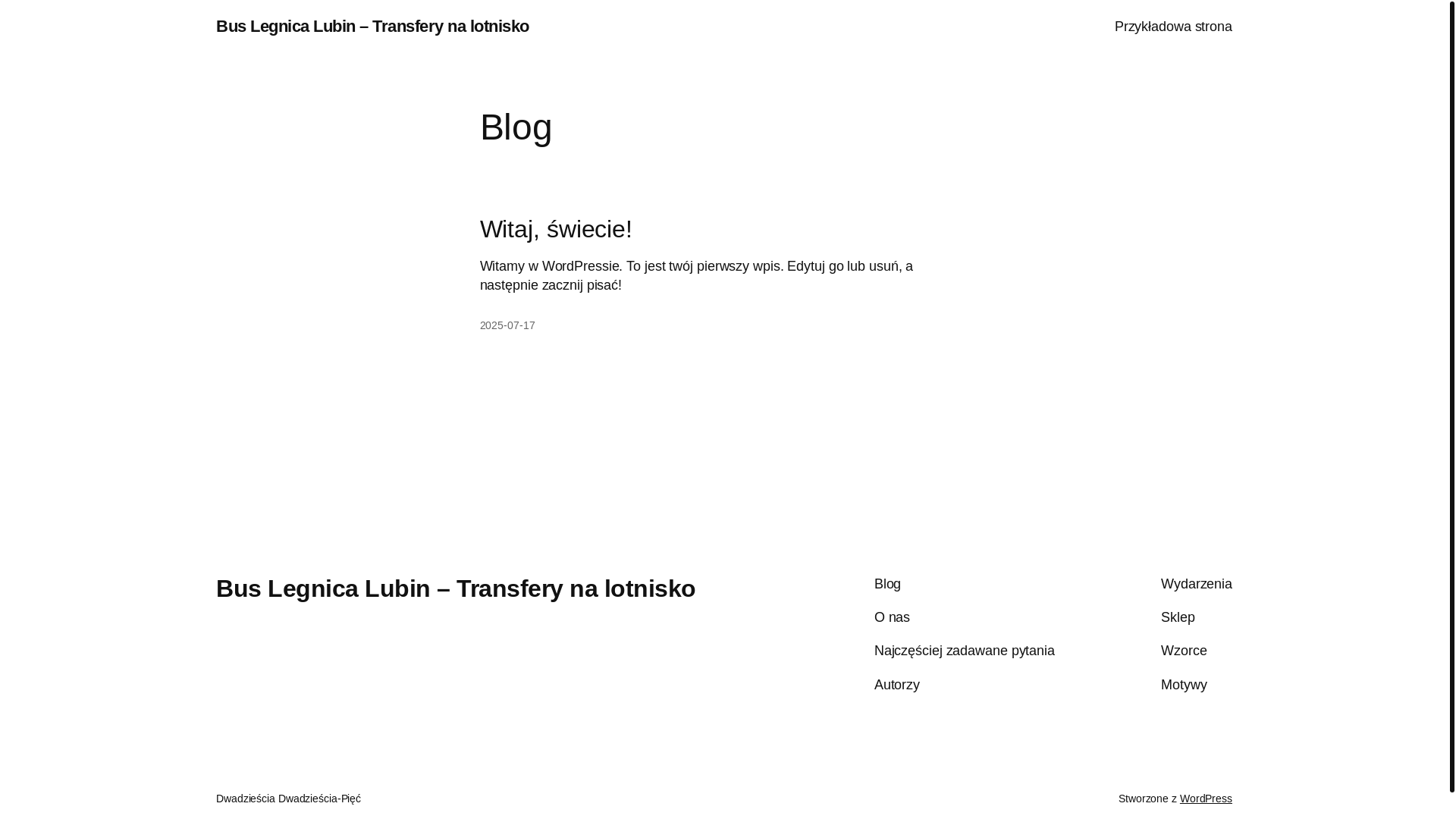 website screenshot of https://bus-legnica.pl/