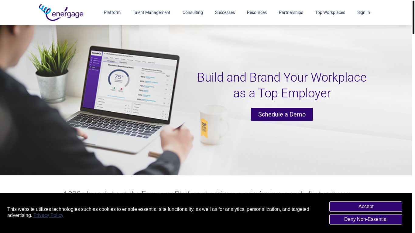 website screenshot of https://reachenergage.org/