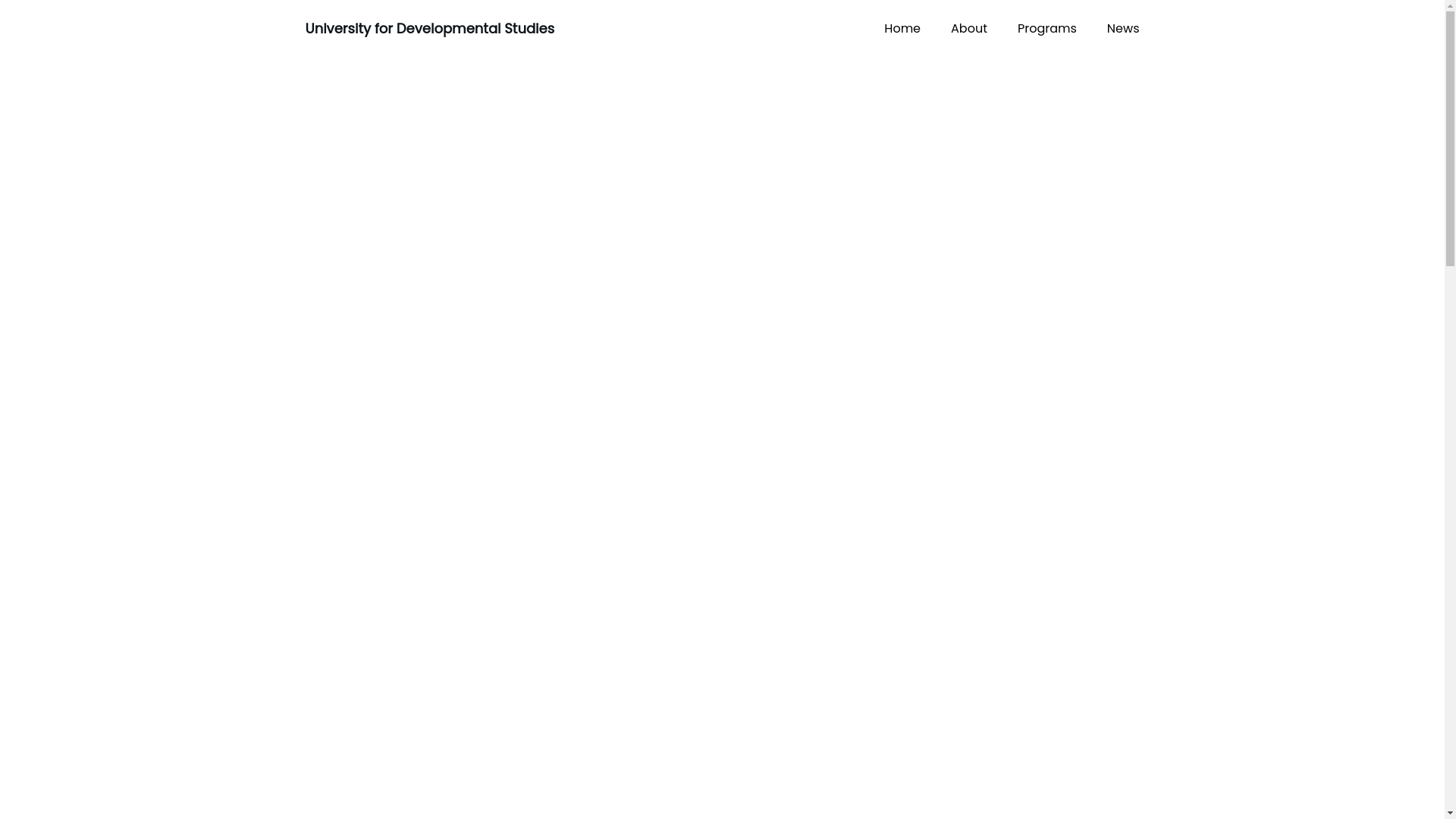 website screenshot of https://navrongo-uds.institute/