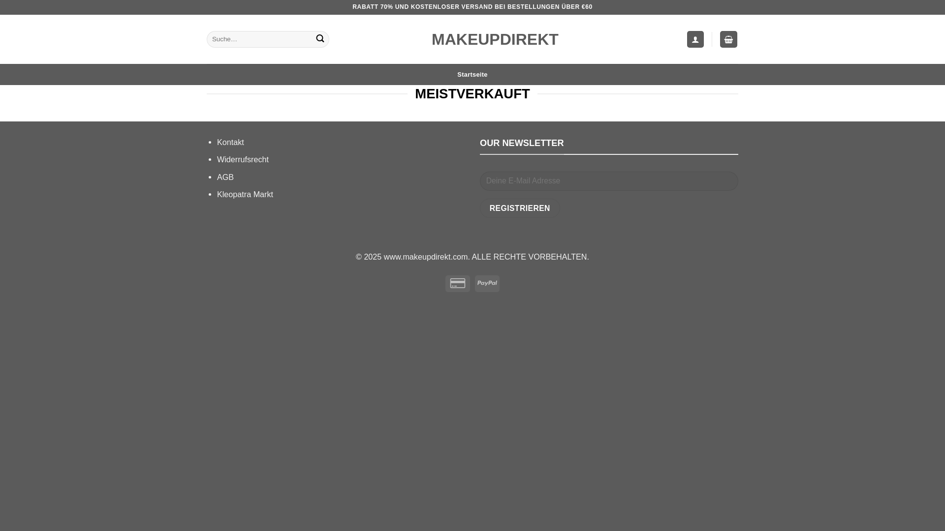 website screenshot of https://makeupdirekt.com/