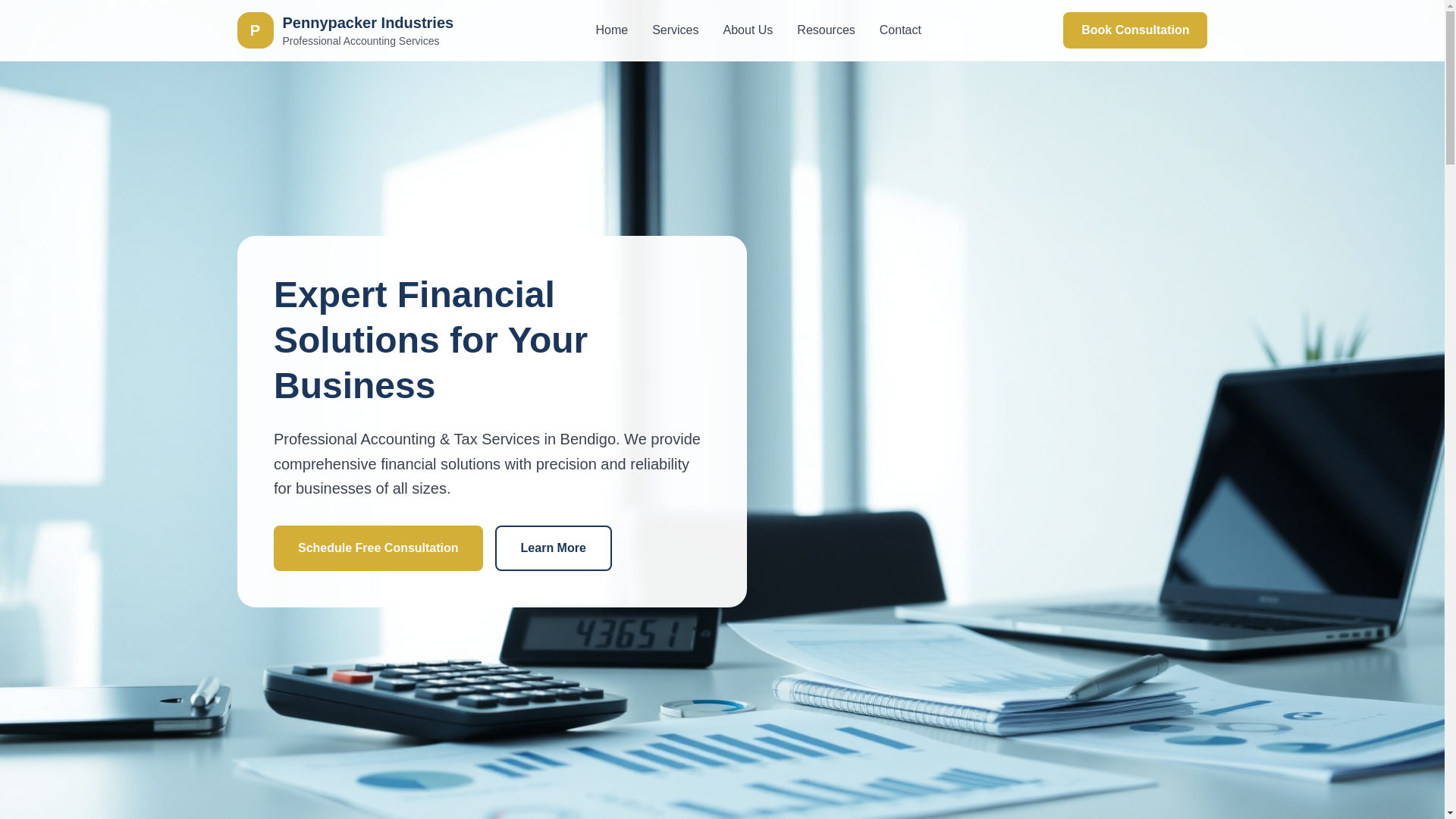 website screenshot of https://pennypackerpty.pro/