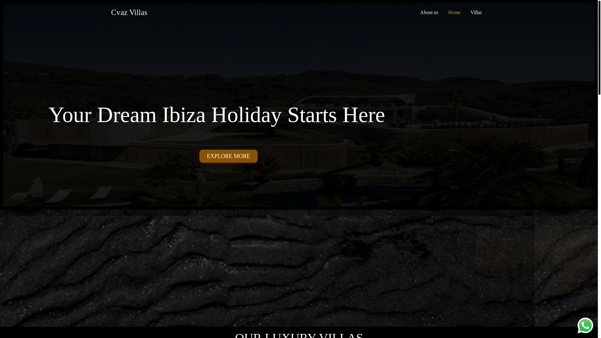 website screenshot of https://villas-ibiza-index.com/
