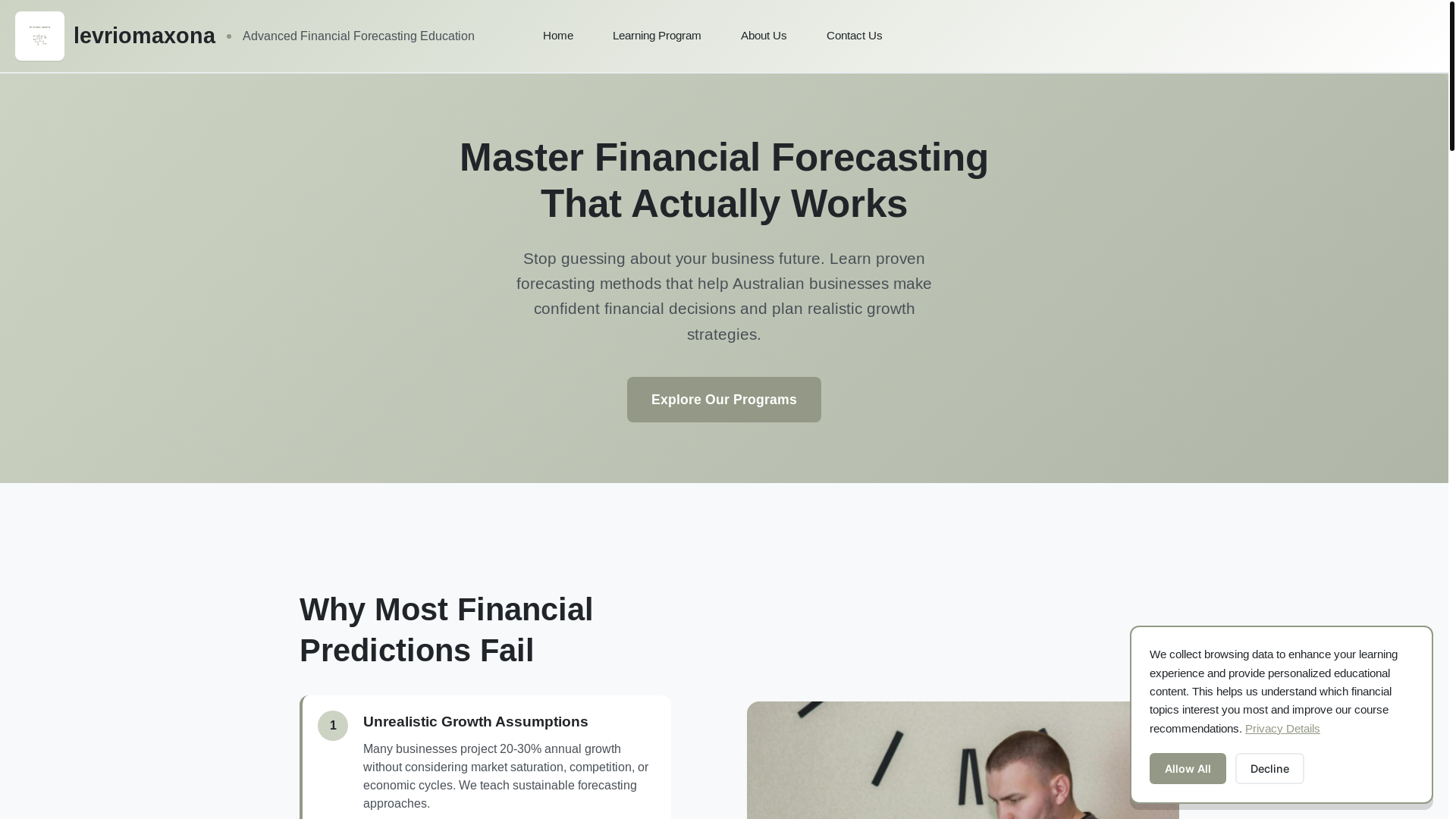 website screenshot of https://levriomaxona.com/