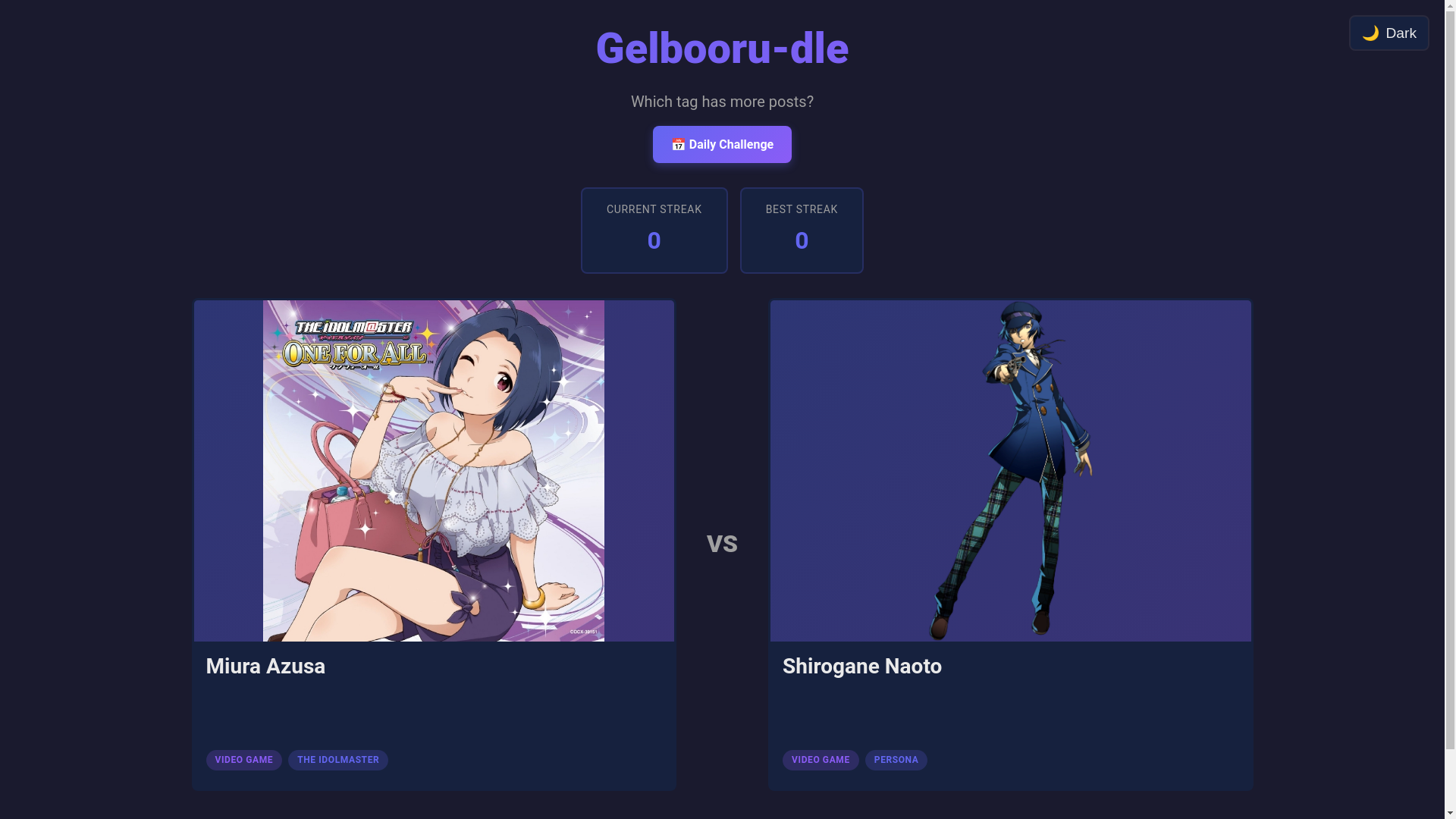website screenshot of https://gelboorudle.pages.dev/