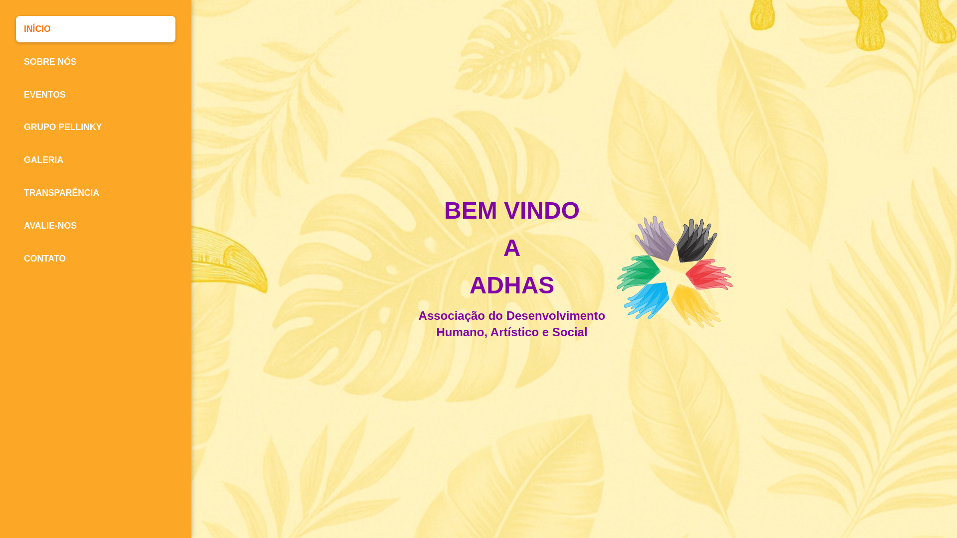 website screenshot of https://ongadhas.com.br/