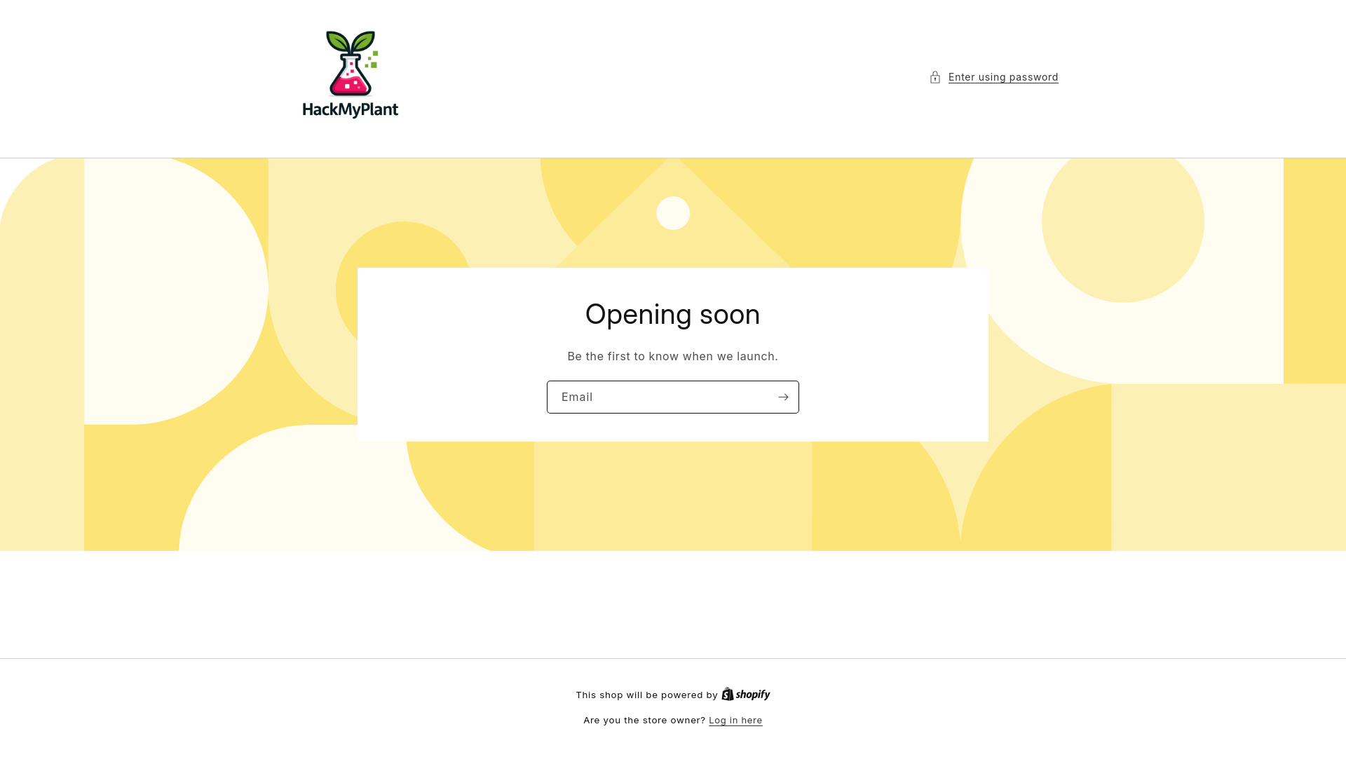 website screenshot of https://hackmyplant.co.uk/