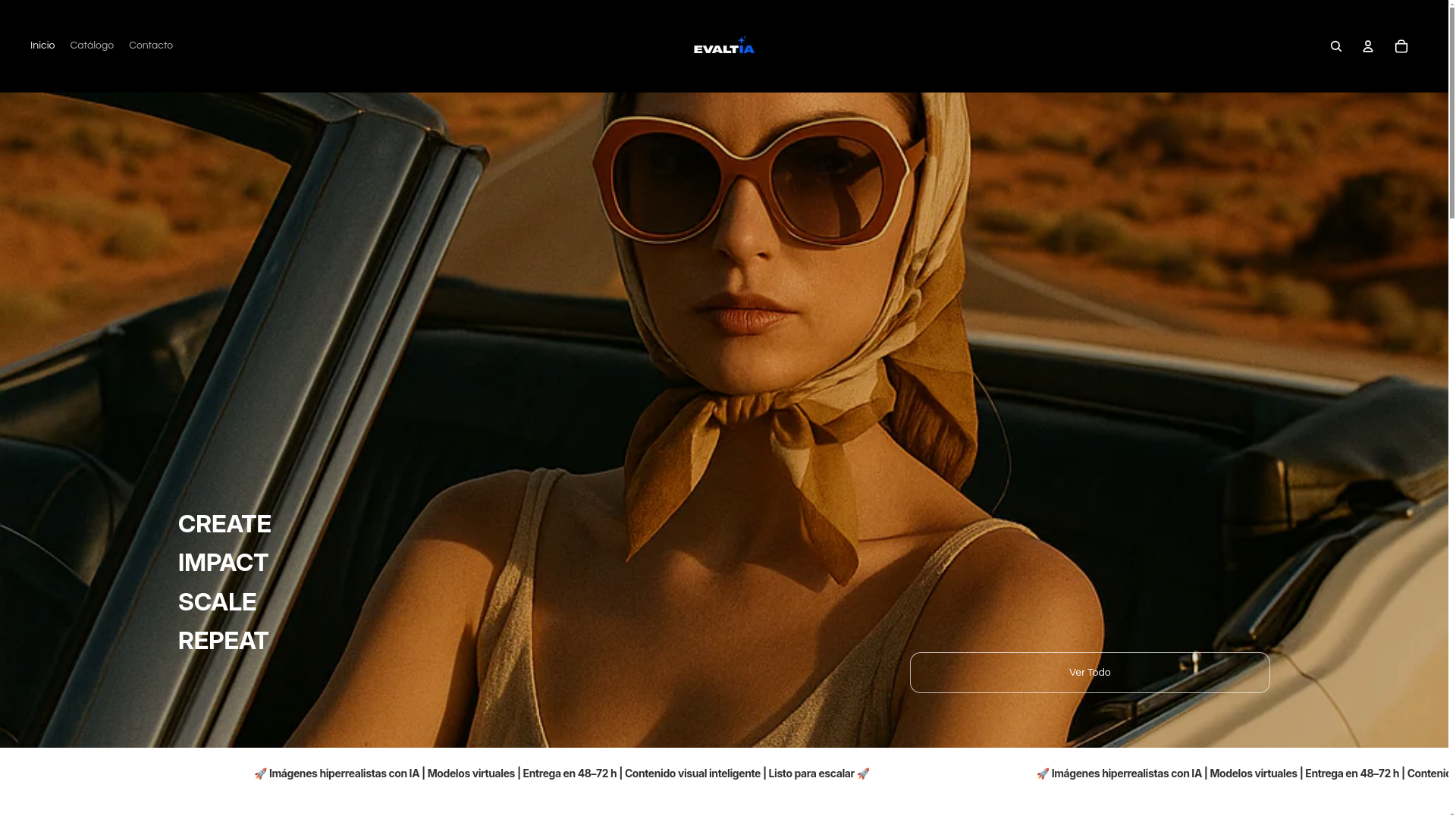 website screenshot of https://evaltia.net/