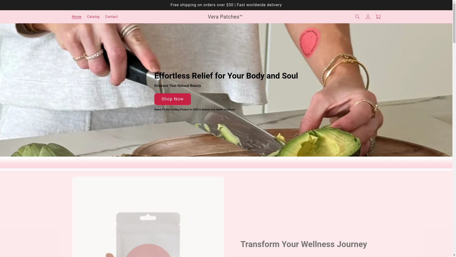 website screenshot of https://verapatches.com/
