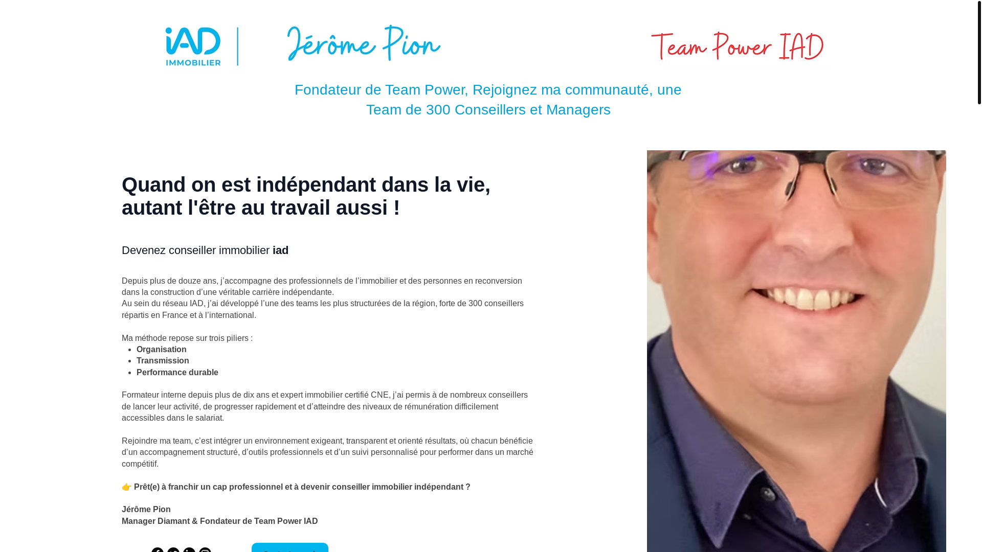 website screenshot of https://jeromepion.fr/