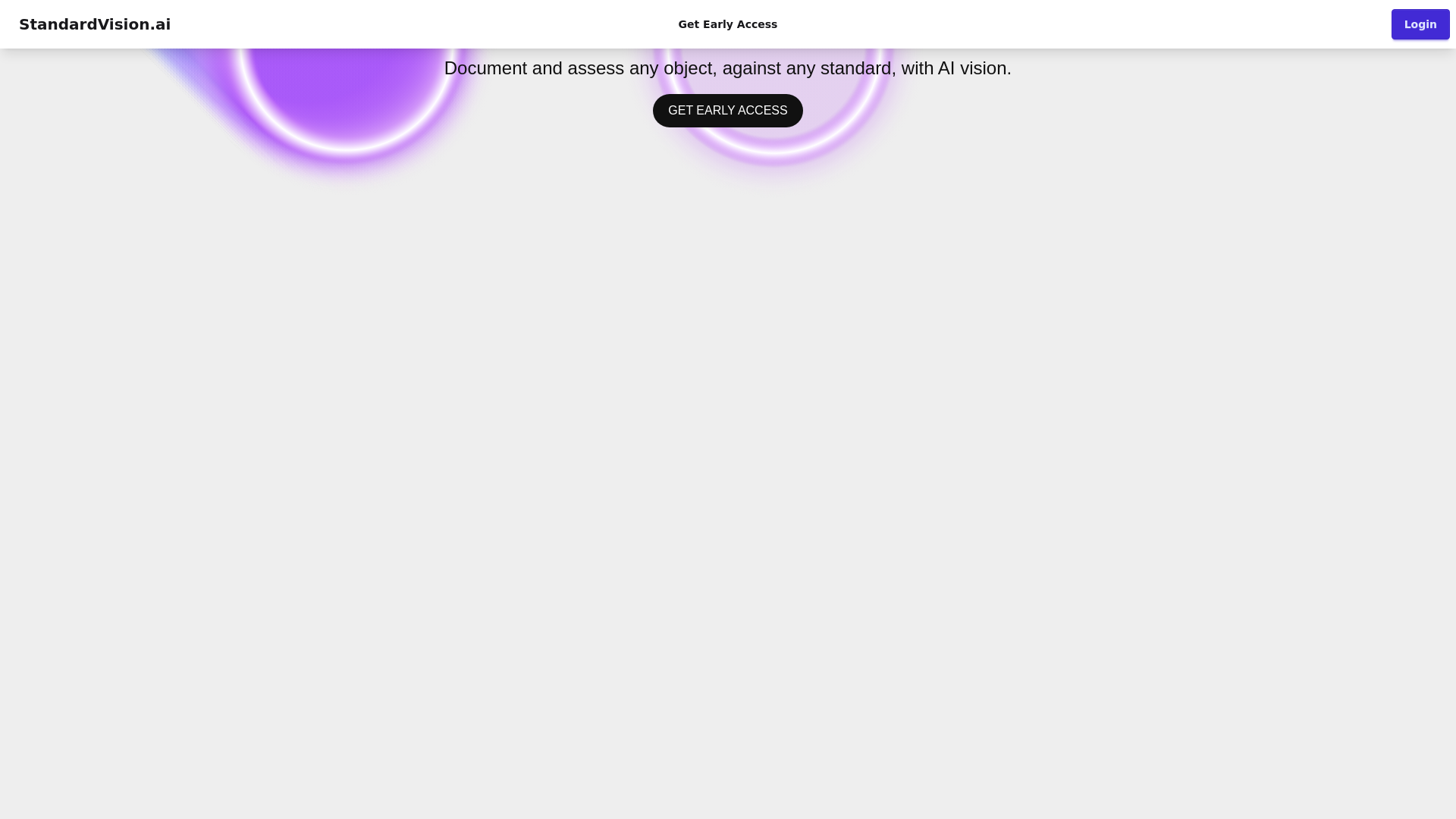 website screenshot of https://standard-vision.com/