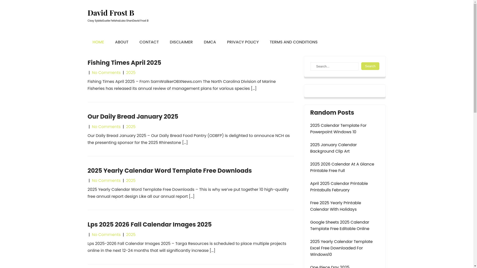 website screenshot of https://davidfrostb.pages.dev/