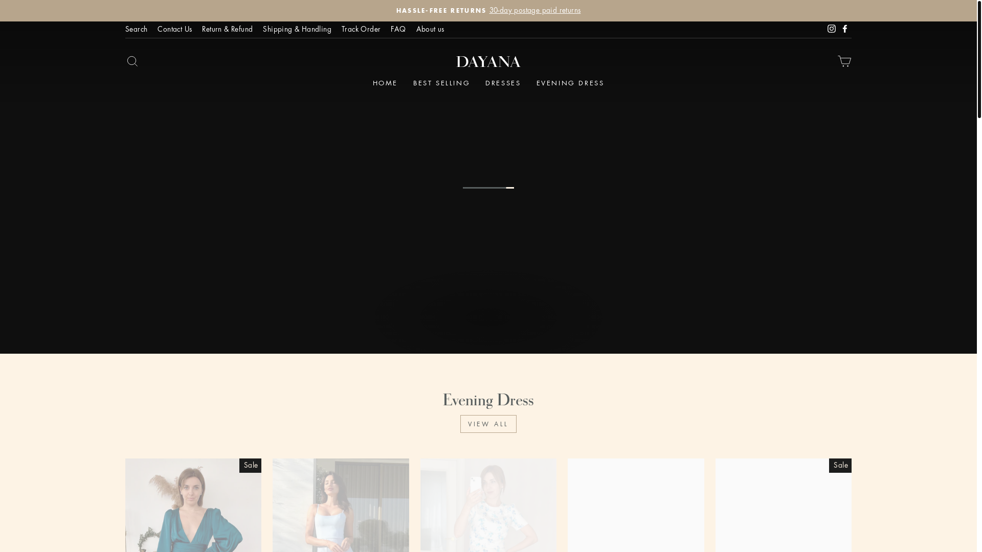 website screenshot of https://daya-na.com/