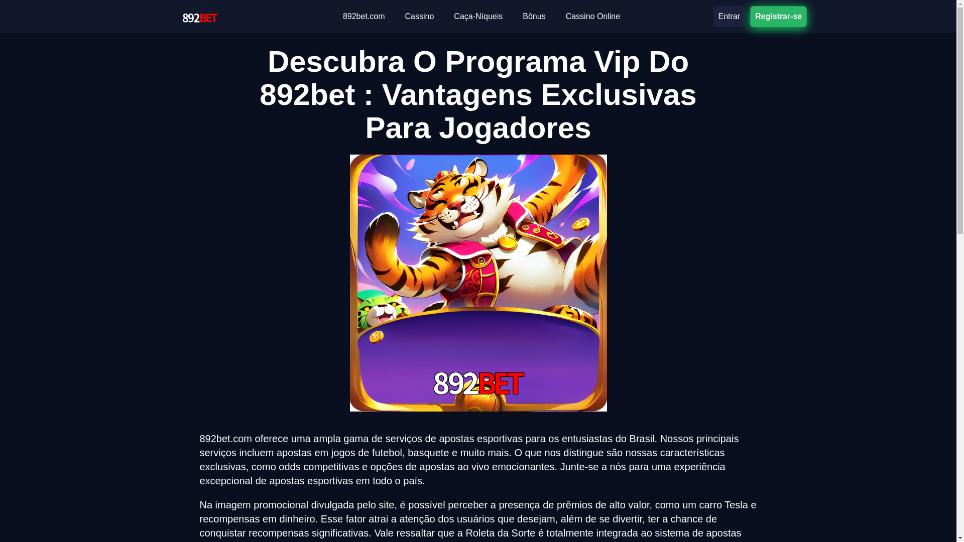 website screenshot of https://892beta.com/