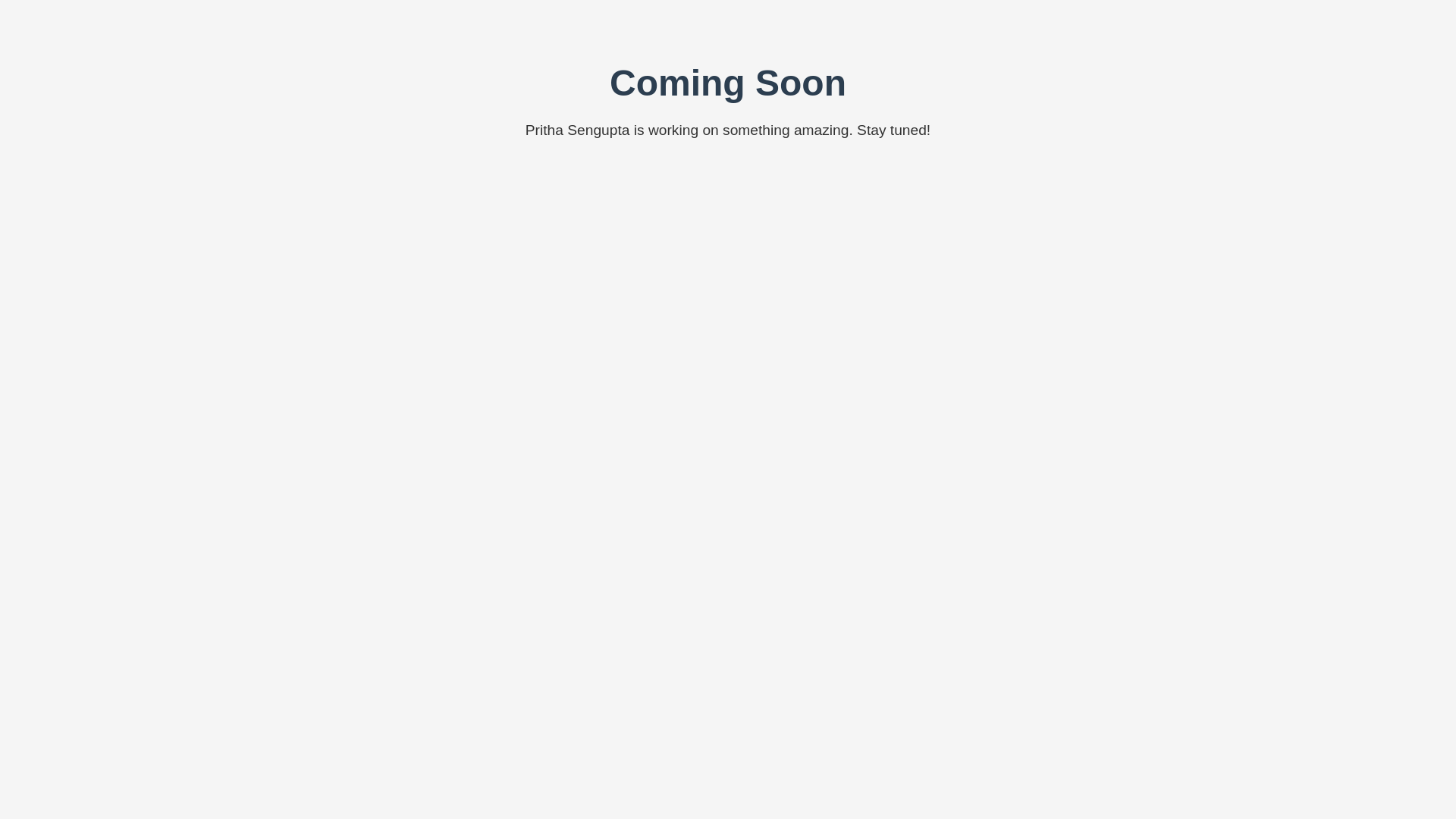 website screenshot of https://p-sengupta.com/