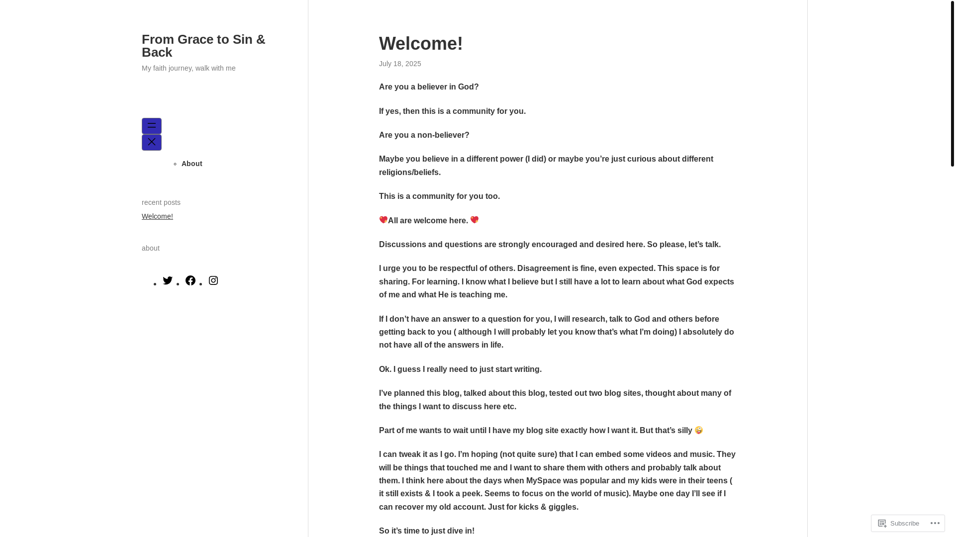 website screenshot of https://consecrated1.blog/
