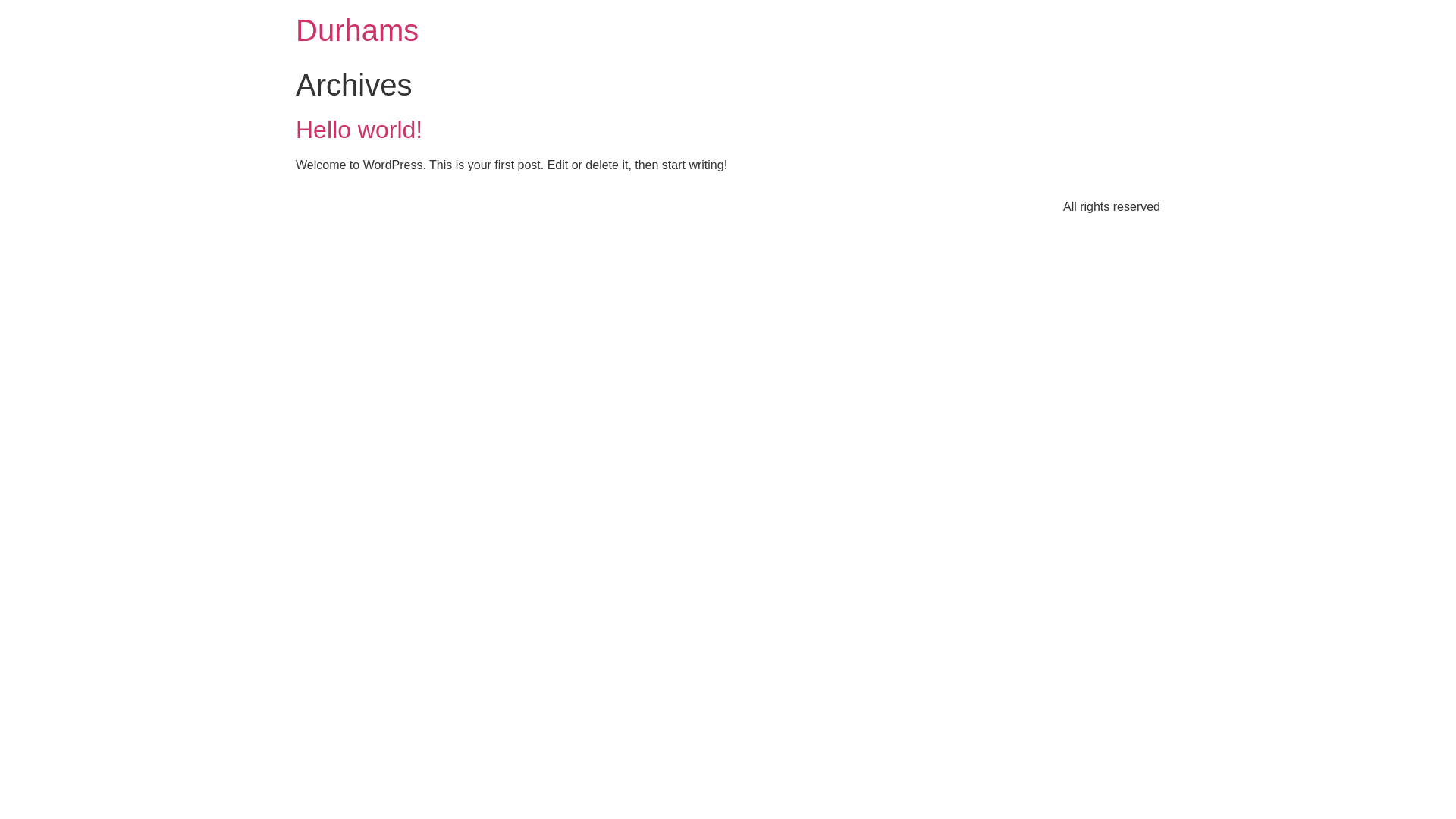 website screenshot of https://durham1.site/