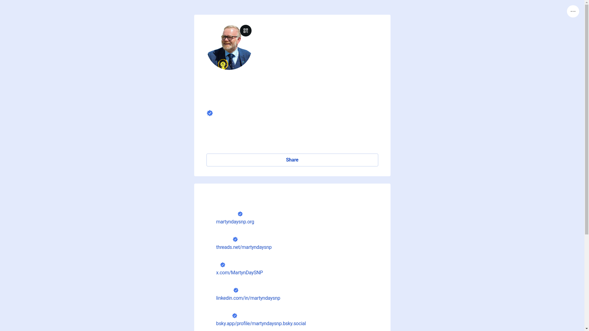 website screenshot of https://martyndaysnp.link/