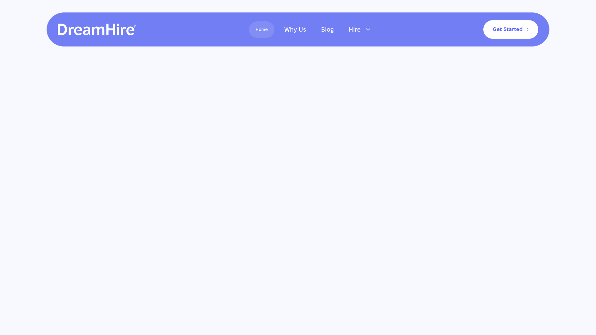 website screenshot of https://dreamhireteam.info/