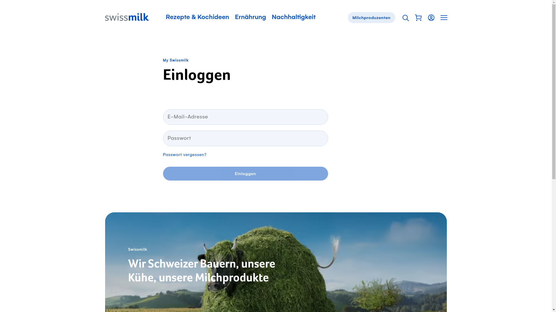 website screenshot of http://xllok.mjt.lu/lnk/AWsAAIb3fQQAAAAAAAAAARRjzGoAAXjXuuoAAAAAAA5-XABpKrZ5RRccoag6TAKC__4A_0ue5wAOVnY/1/6Sax4BpcpW4dWzqeHFFhWg/aHR0cHM6Ly93d3cuc3dpc3NtaWxrLmNoL2RlL2xvZ2luLw