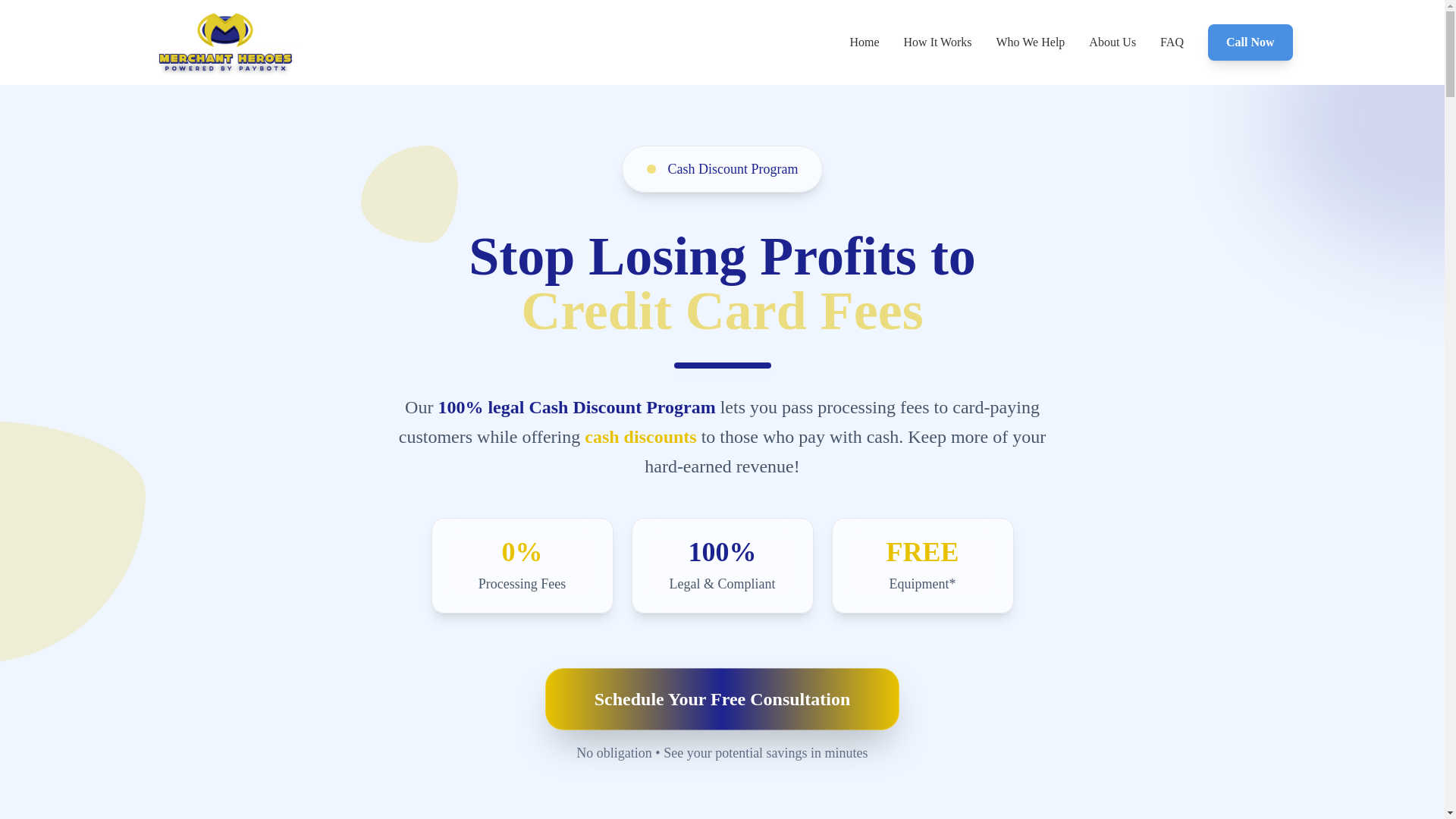 website screenshot of https://merchantheroesllc.com/