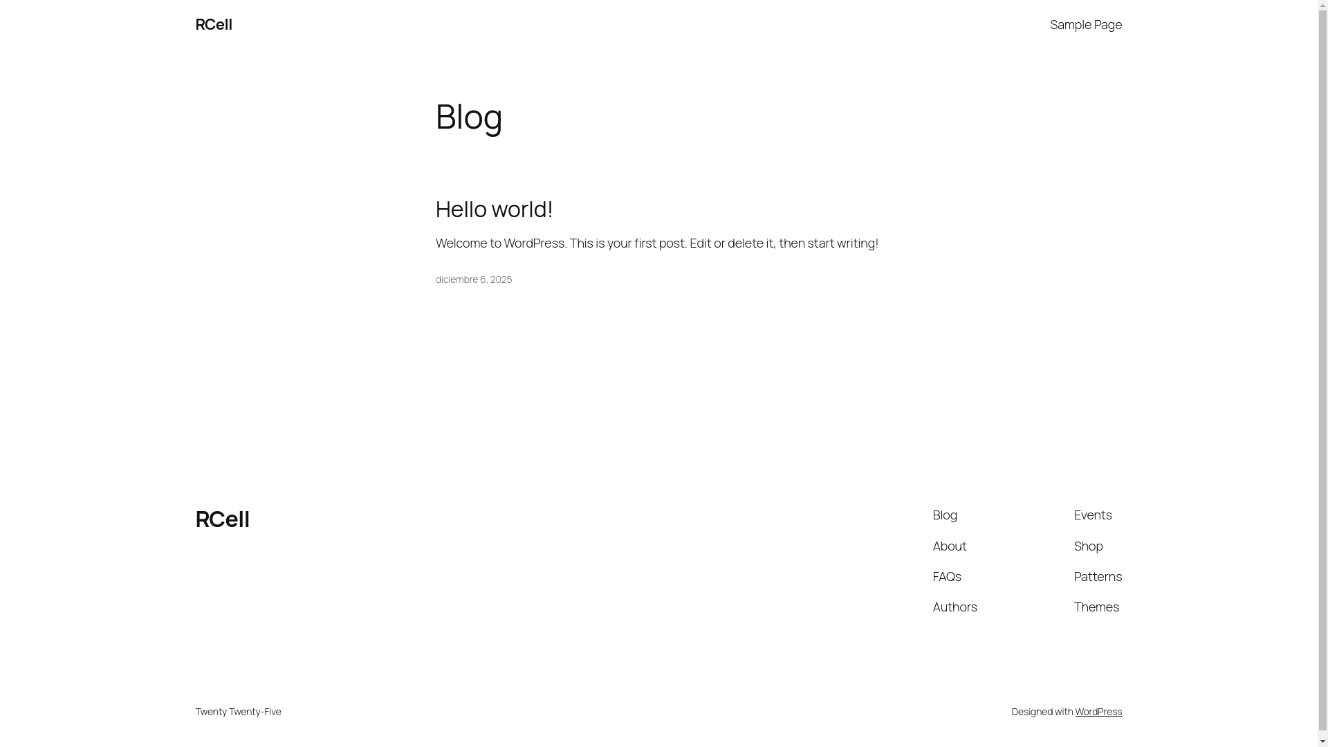 website screenshot of https://rcellelvalle.com/