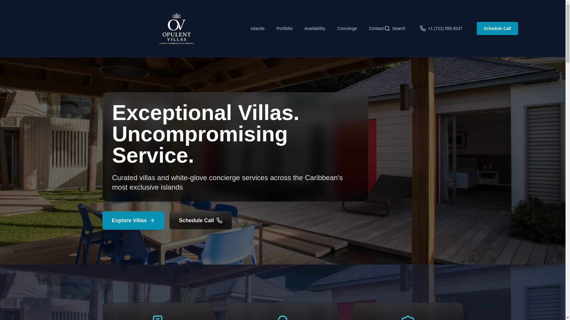 website screenshot of https://opulent-villas.com/