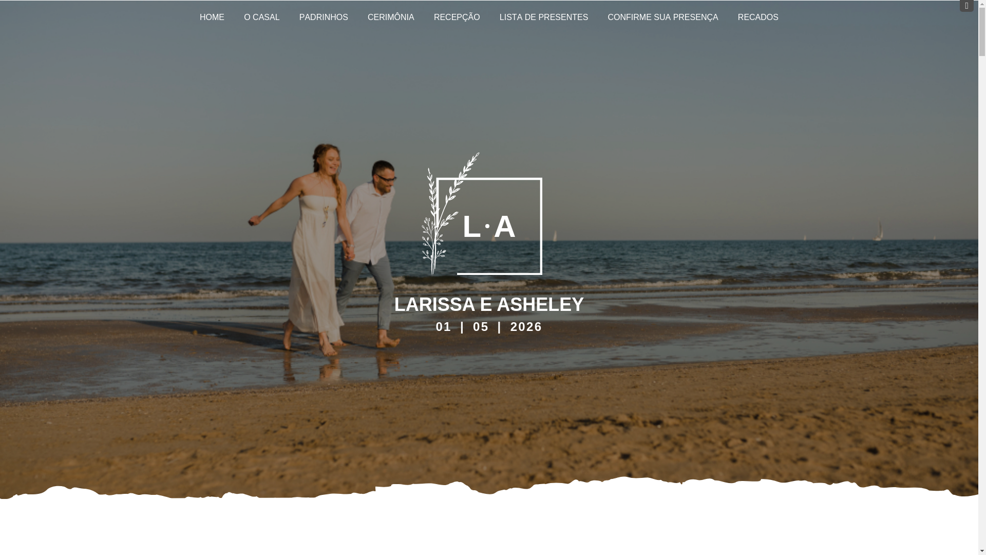 website screenshot of https://larissaeasheley.com.br/