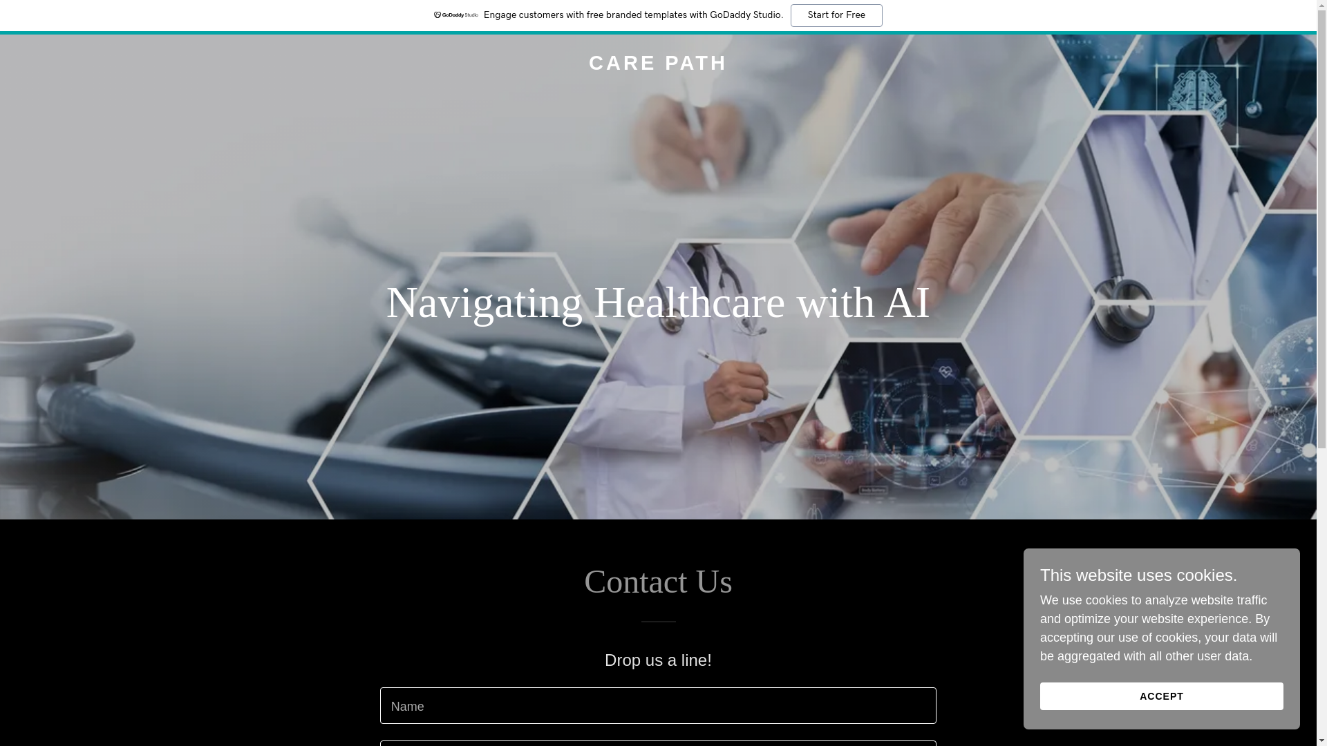 website screenshot of https://care-path.ai/