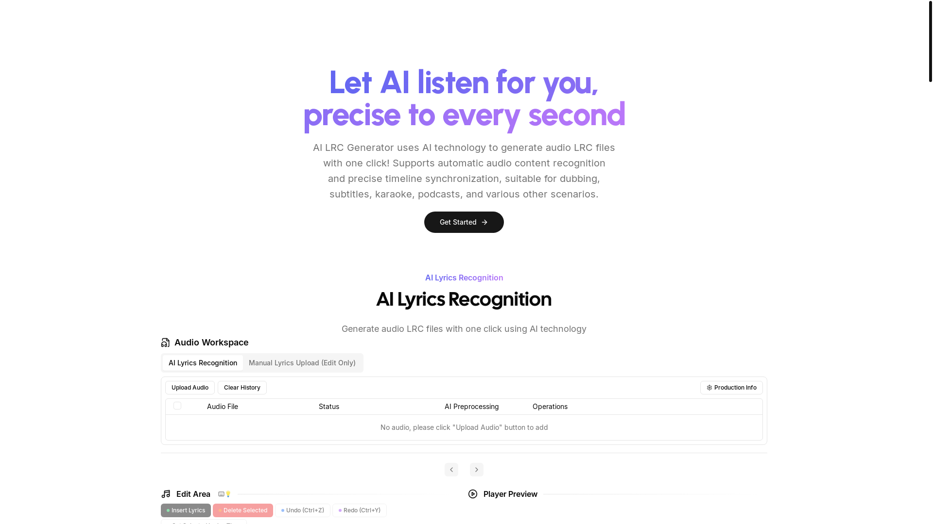 website screenshot of https://ailrcgenerator.com/